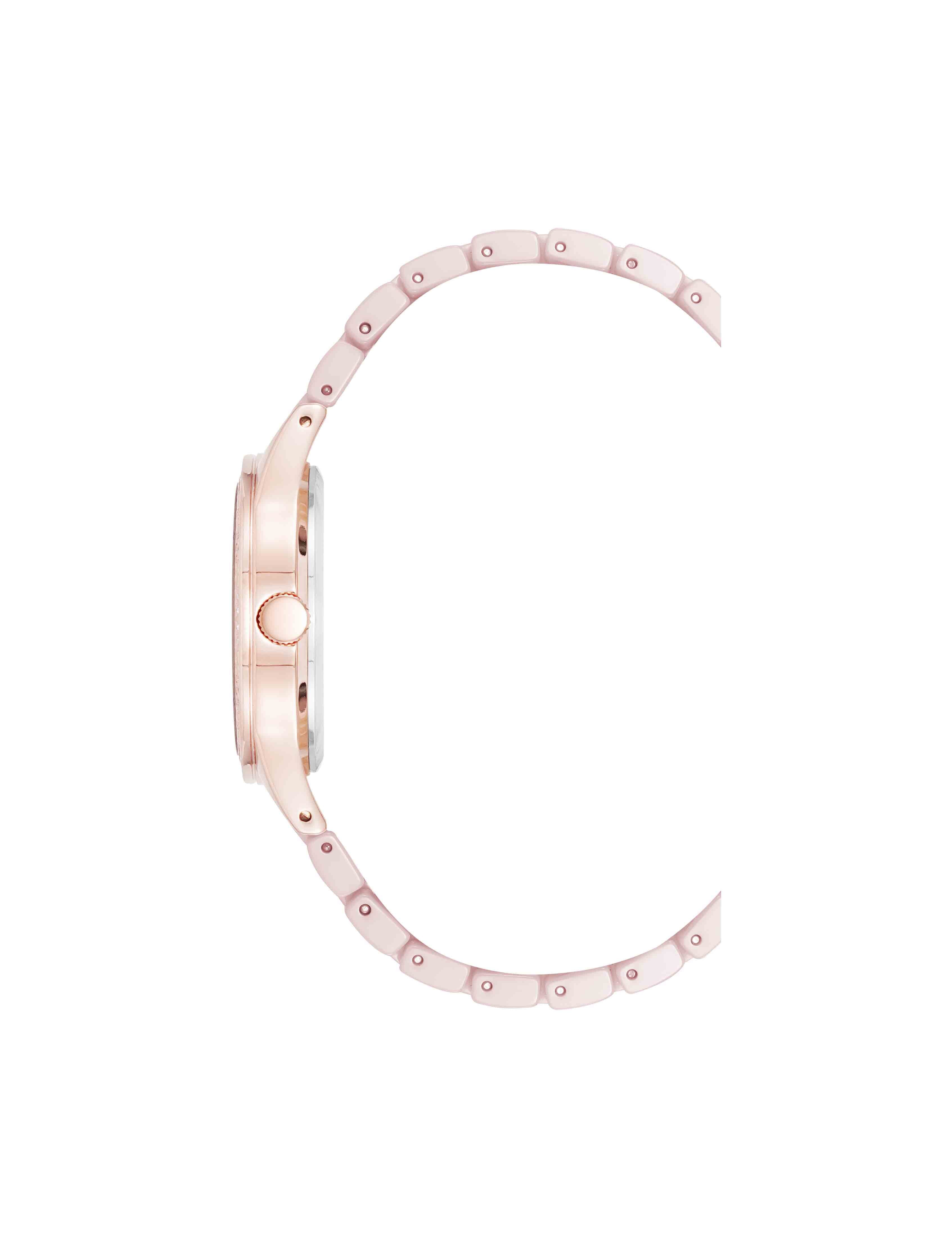 Ceramic Bracelet Floral Dial Watch — official detail or alternate angle