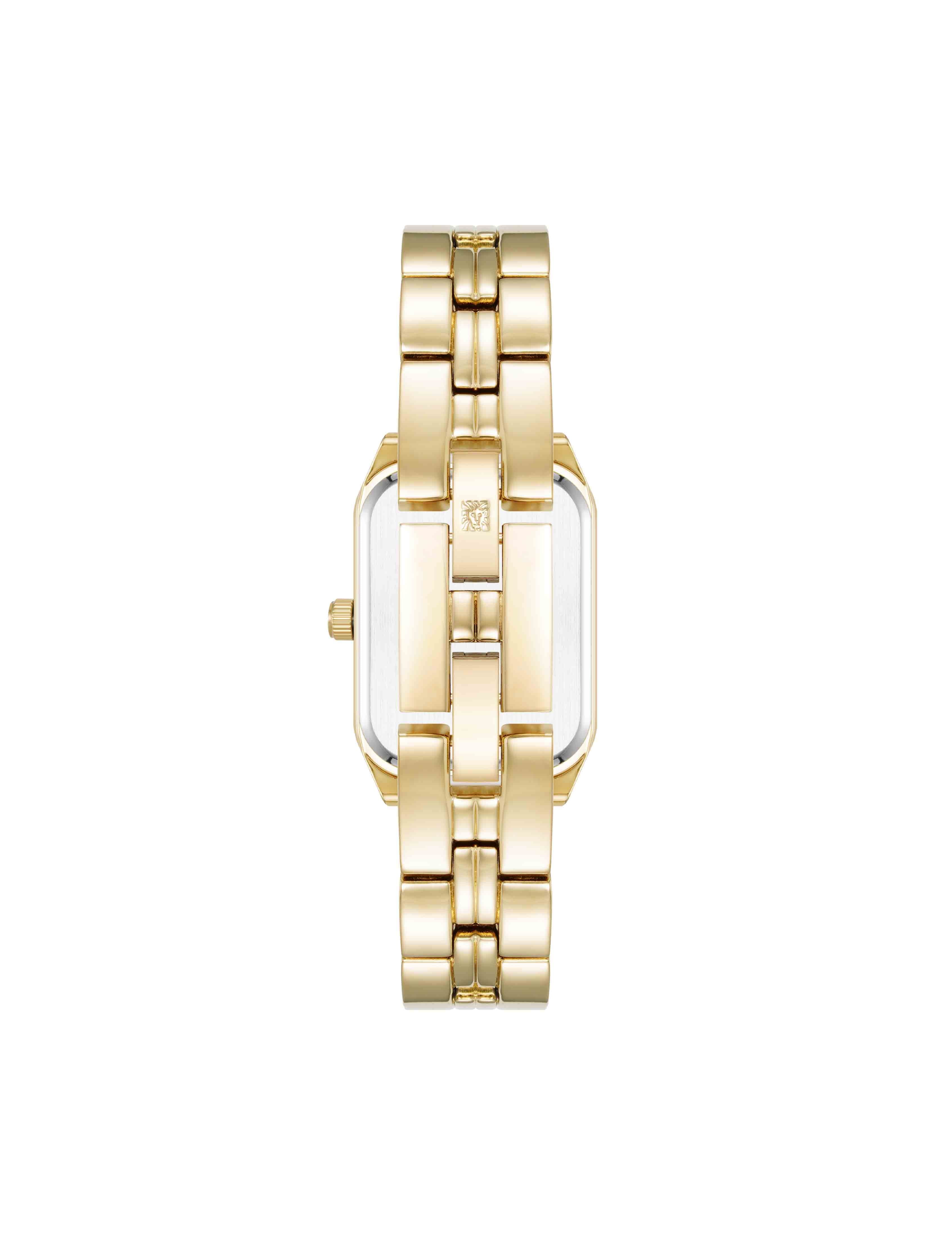Octagonal Shaped Metal Bracelet Watch — official side/profile view