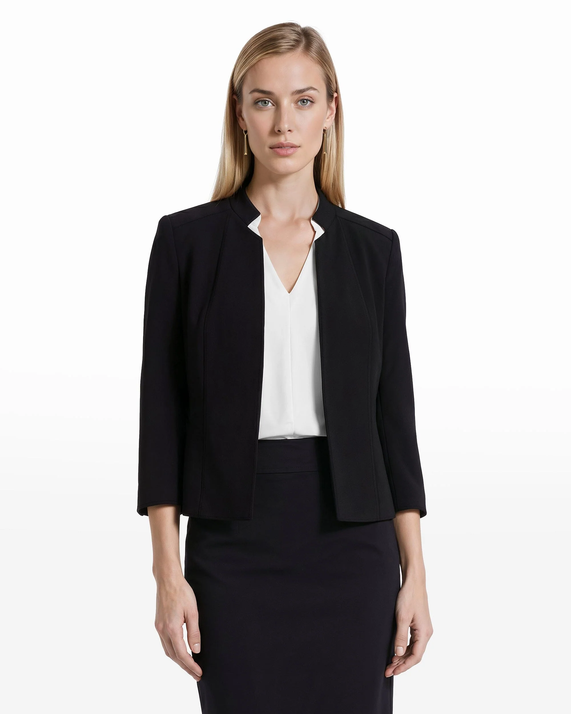 Stand Collar Blazer