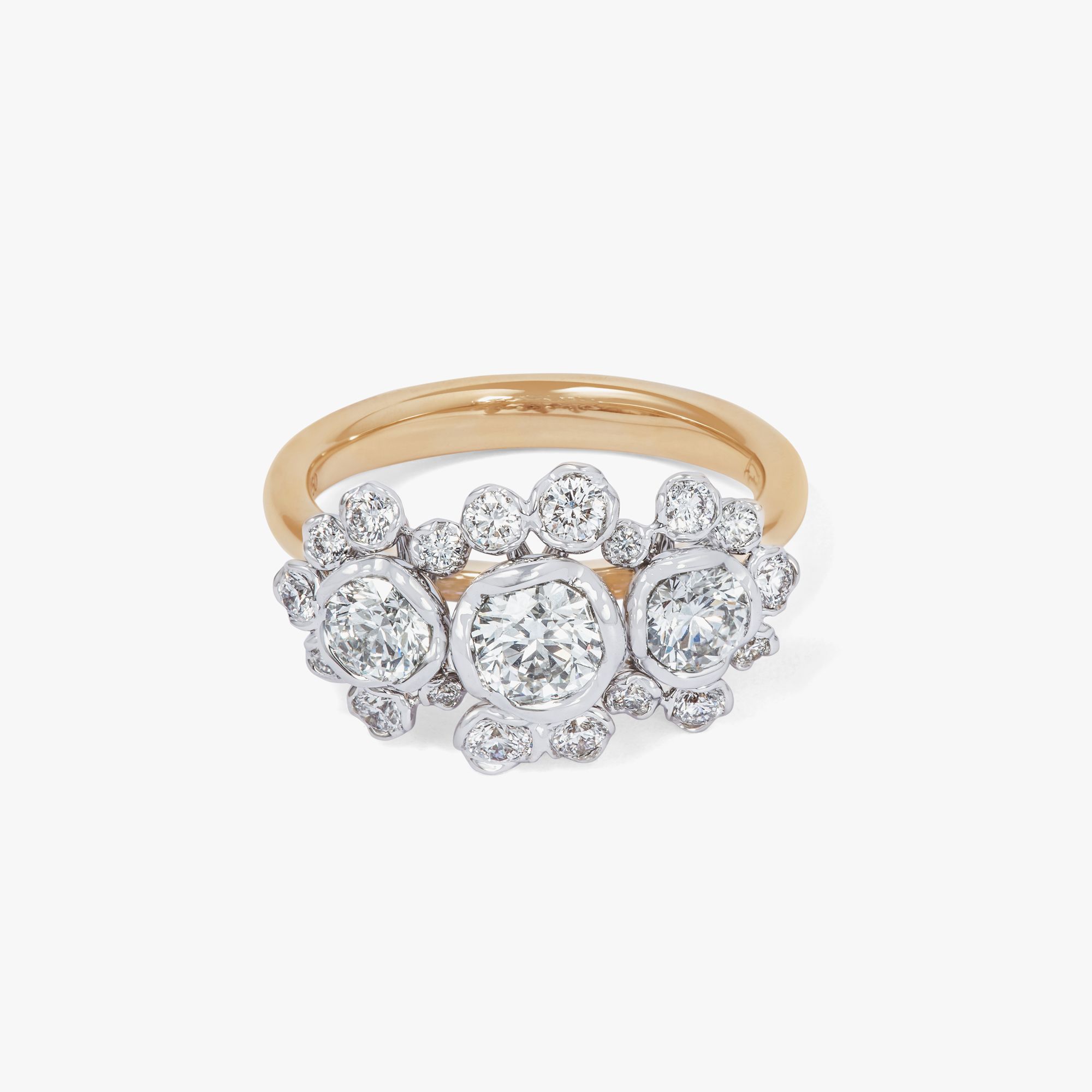 Marguerite Diamond Engagement Ring detail 3