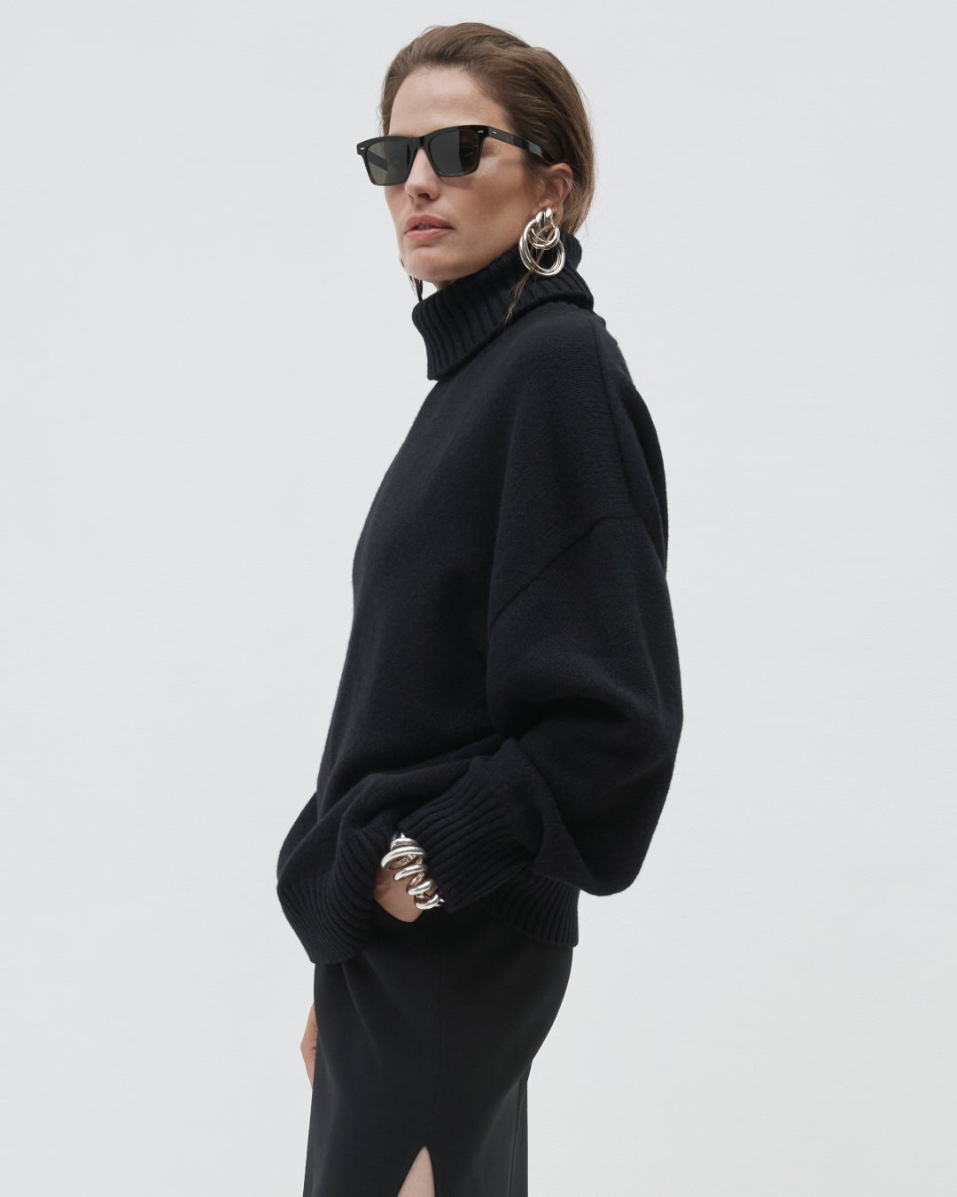 Cashmere Oversized Turtleneck alternate view