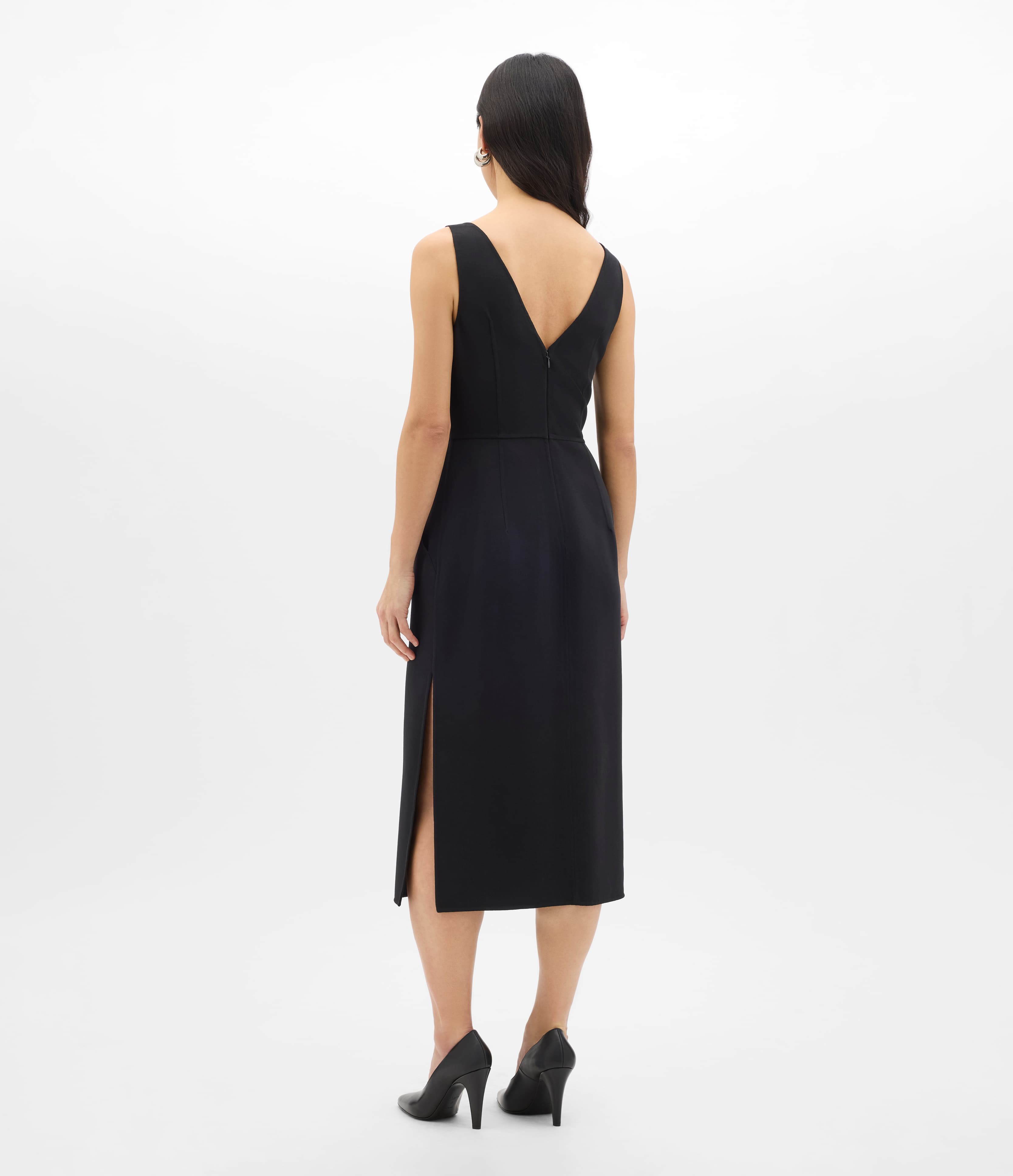 Doppio Boatneck Dress back view