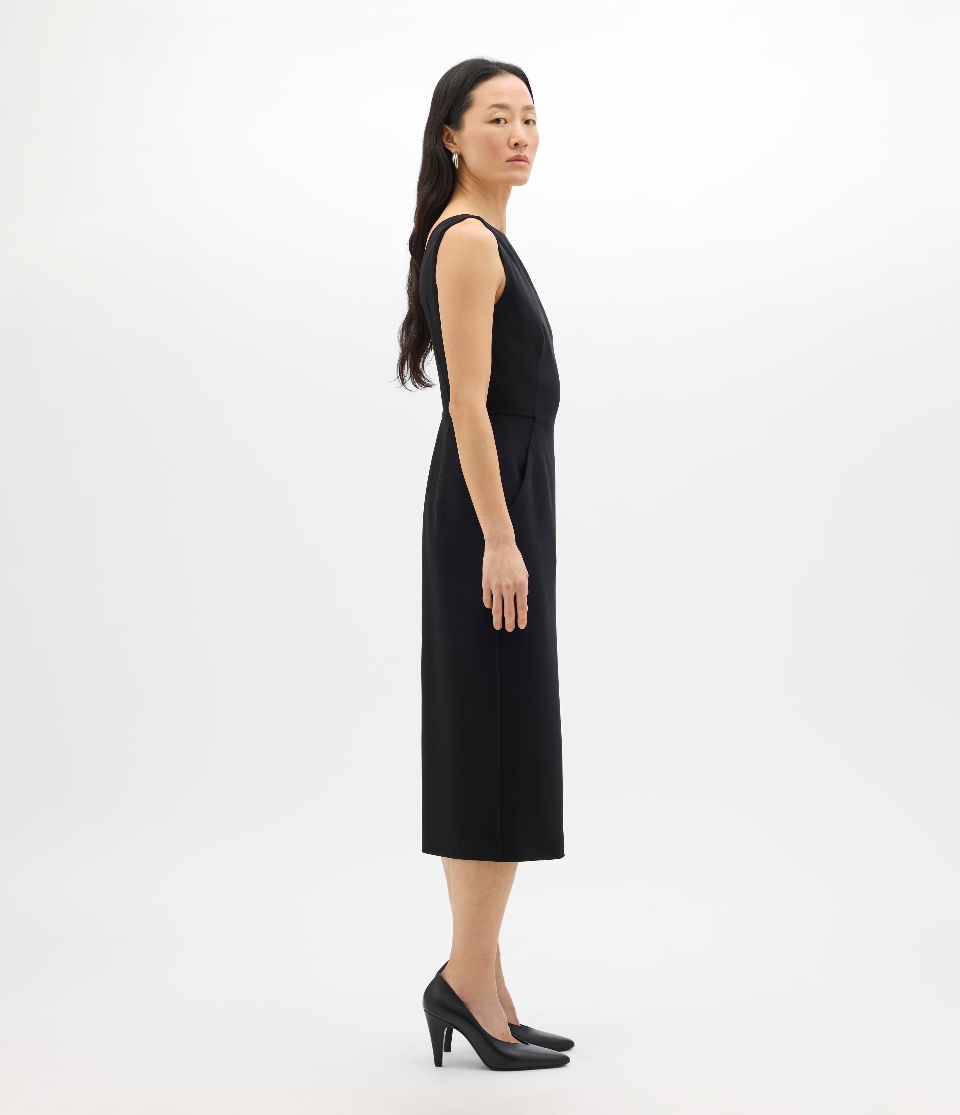 Doppio Boatneck Dress side view