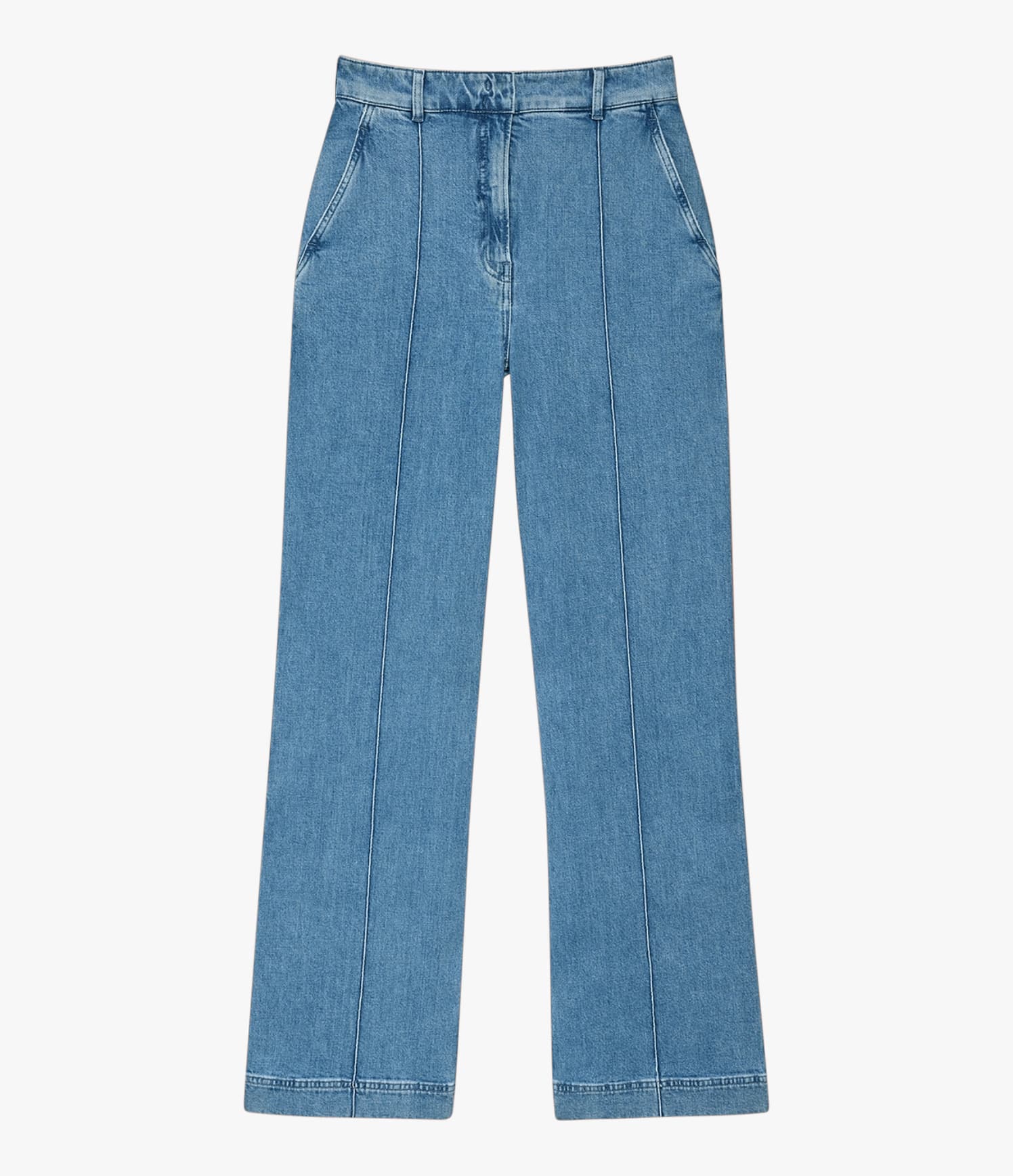 High Waisted Denim Trouser alternate view