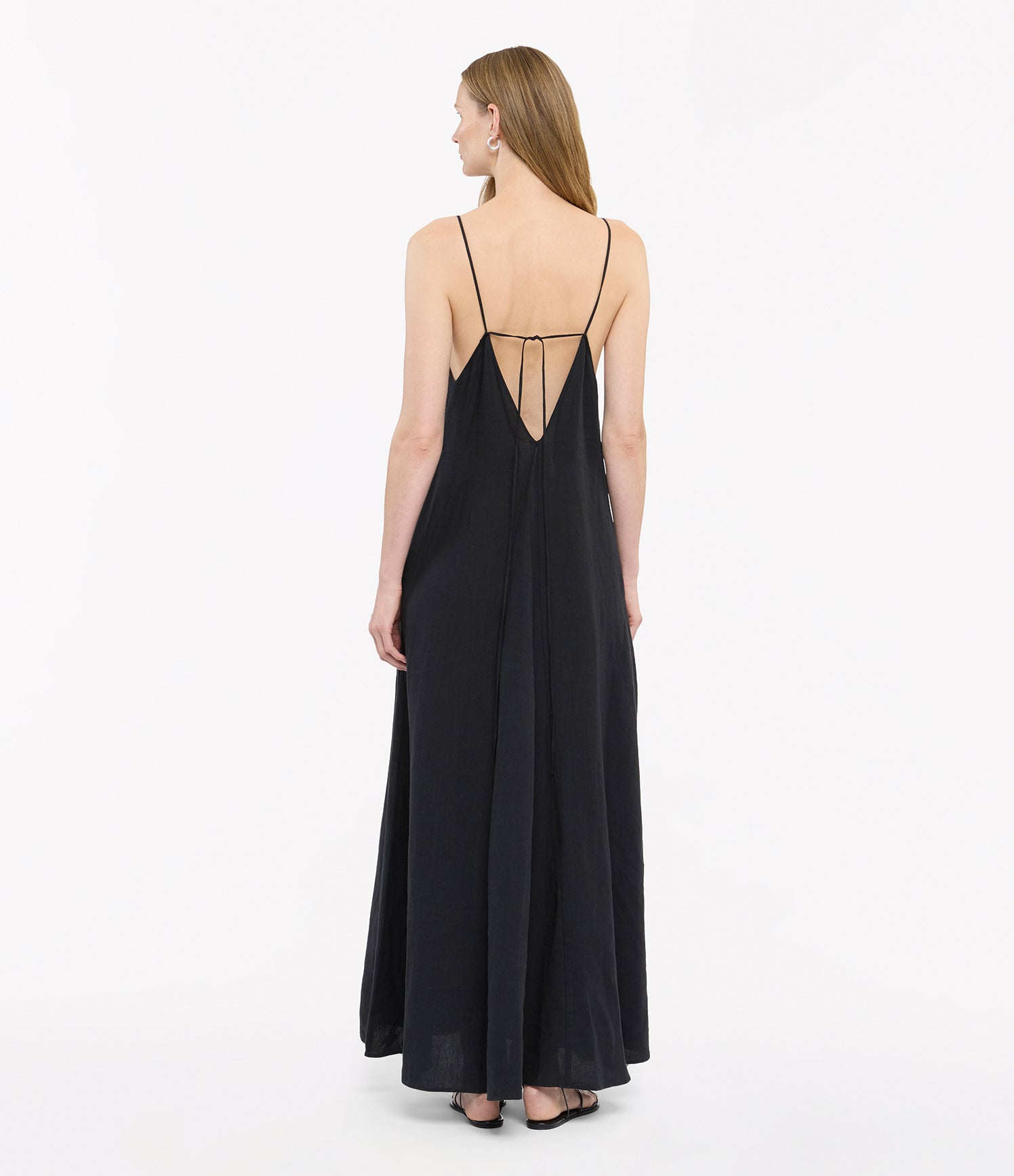 Seamed Slip Dress back view