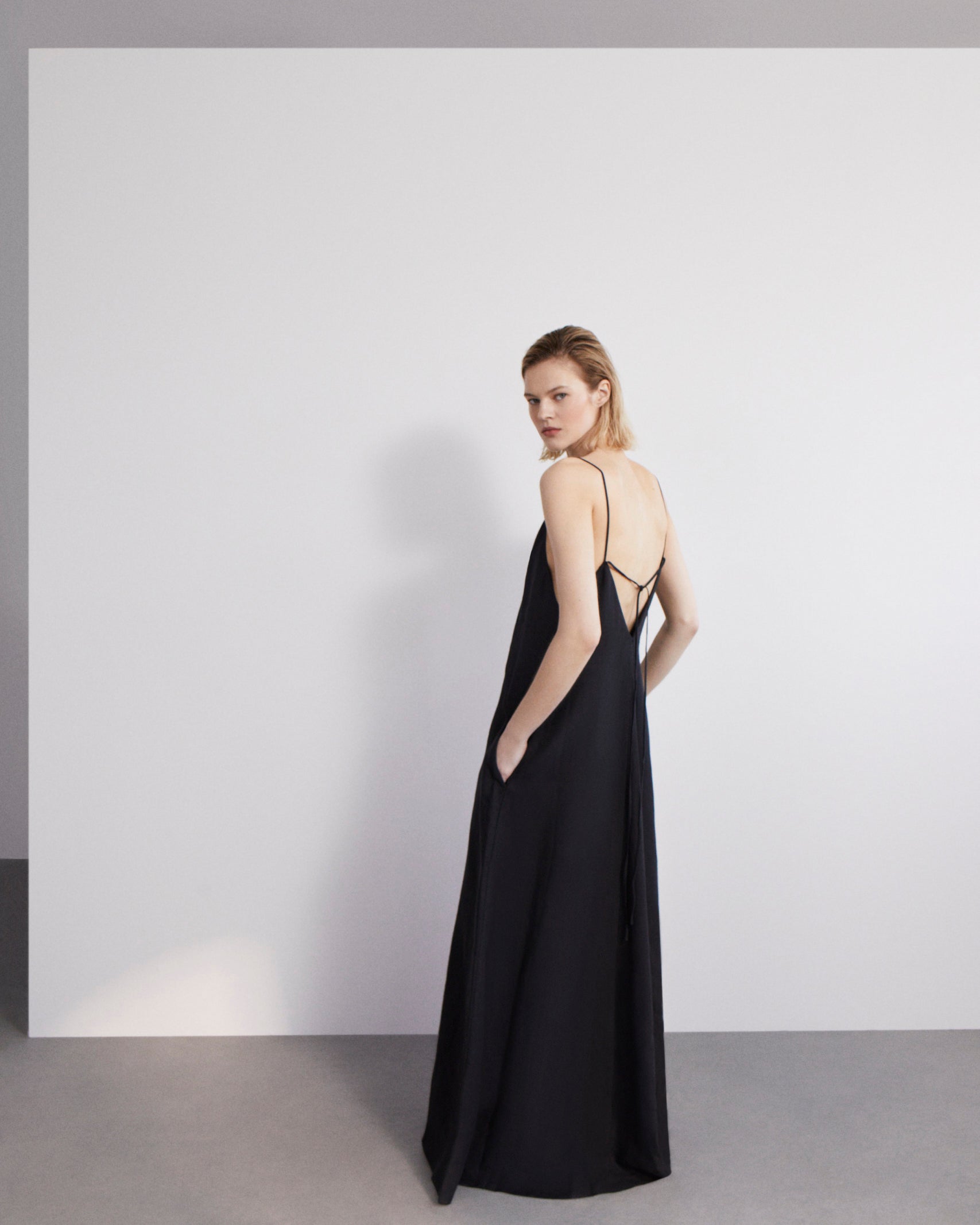 Seamed Slip Dress alternate view