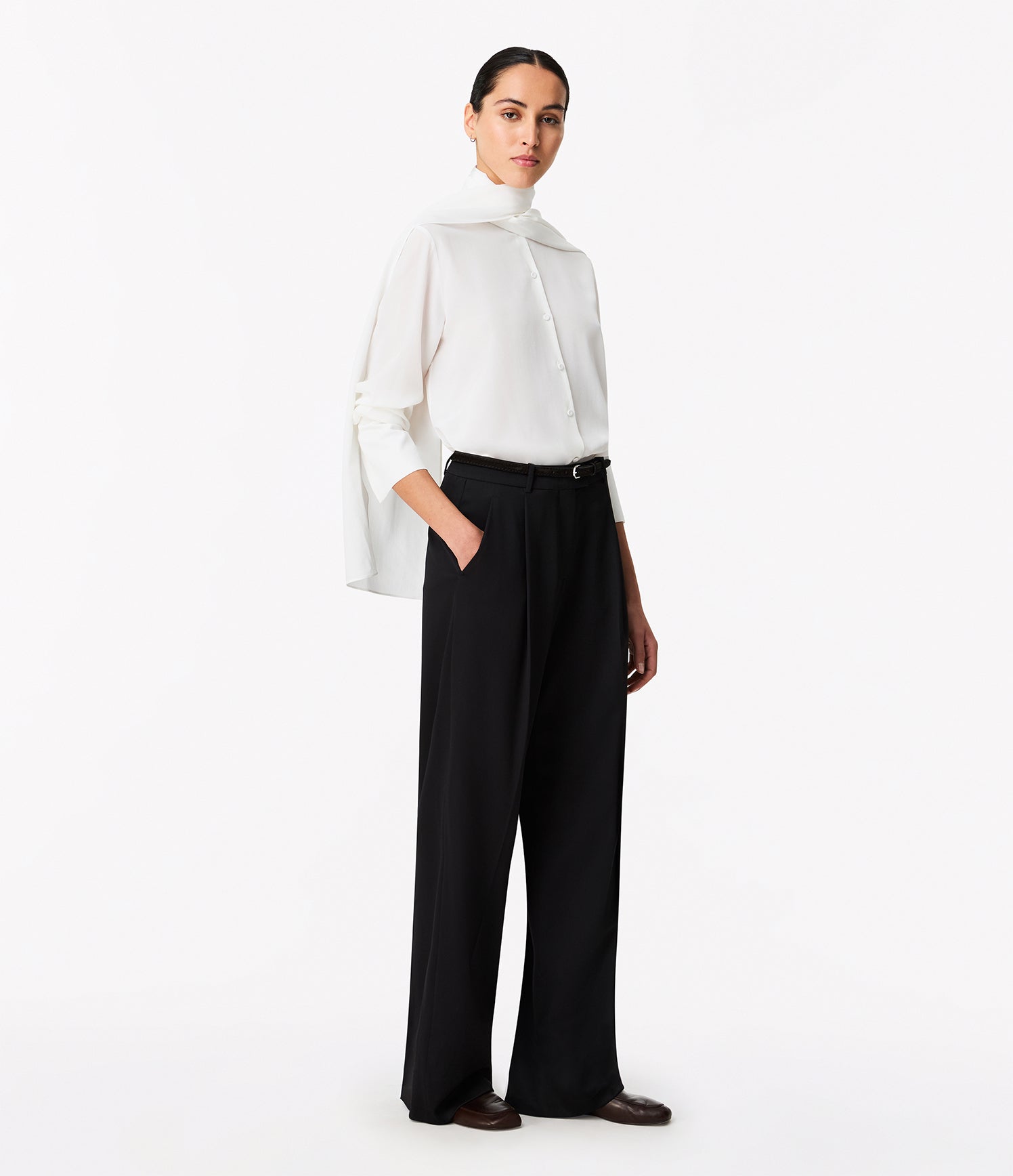 Signature Bow Blouse side view