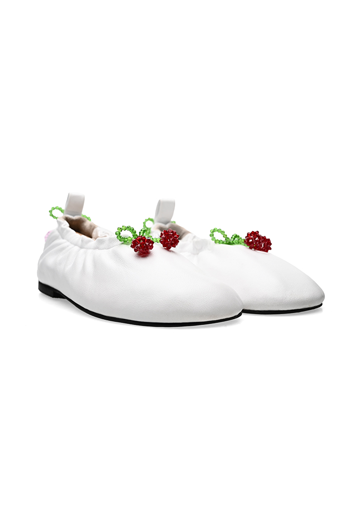 Angled pair view with floral crystal detail