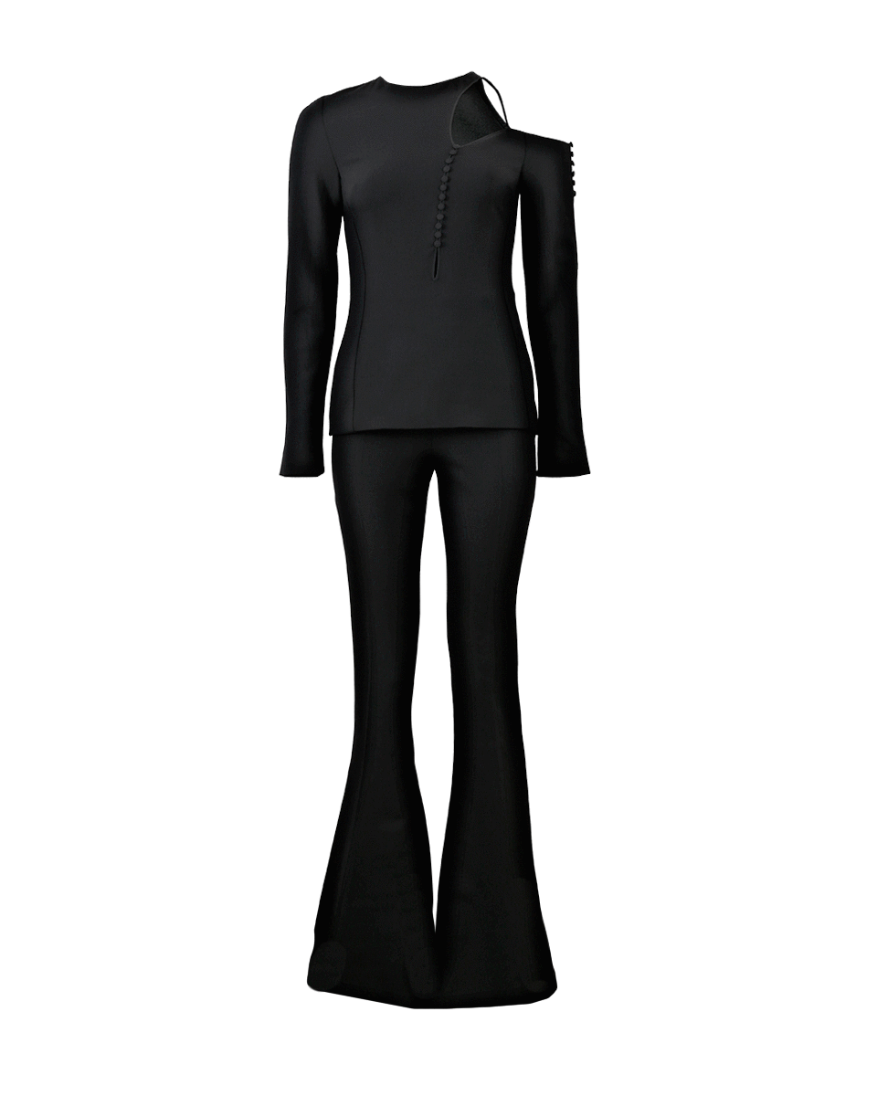Zippered Top & Flare Pant