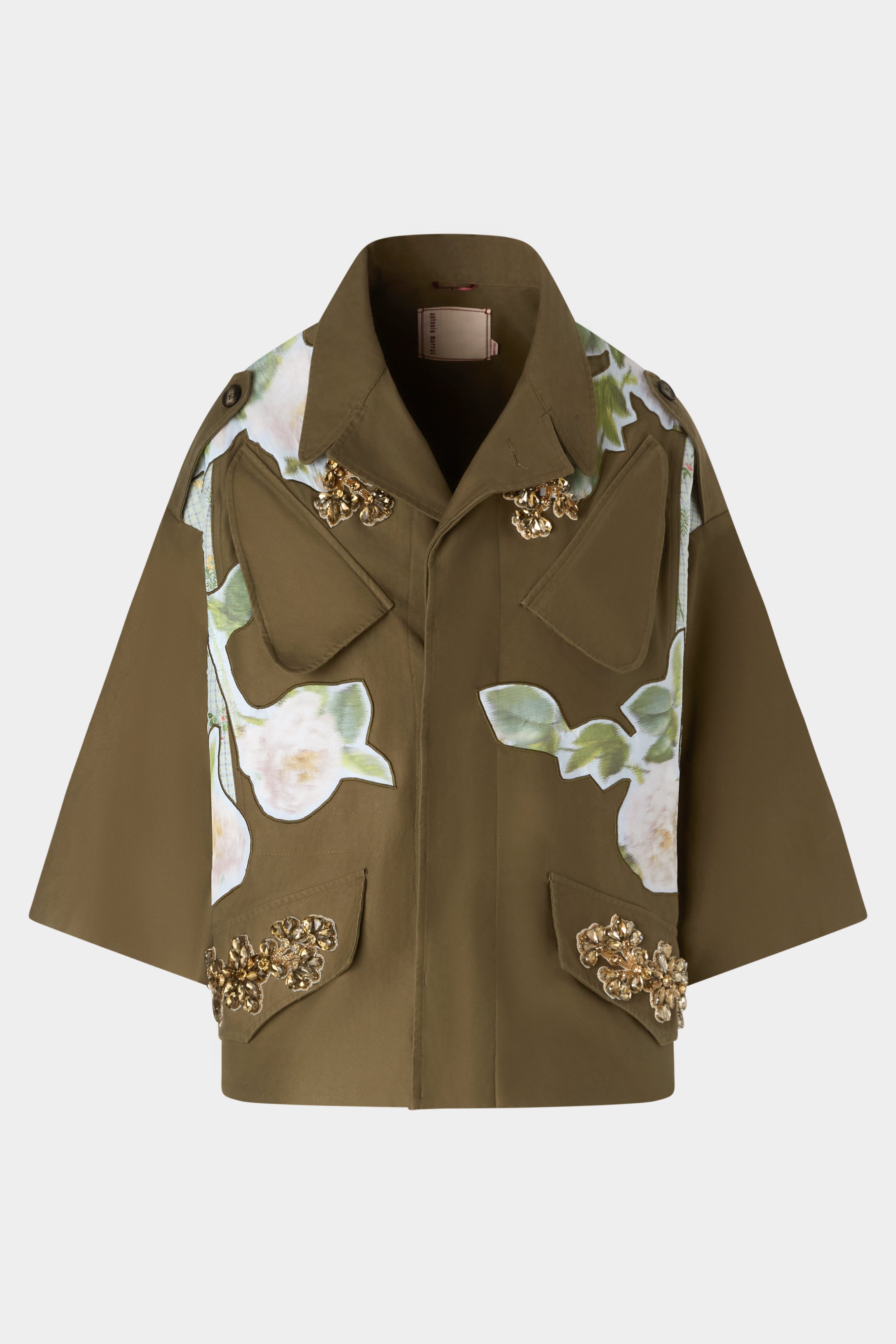 bronze bloom parka front