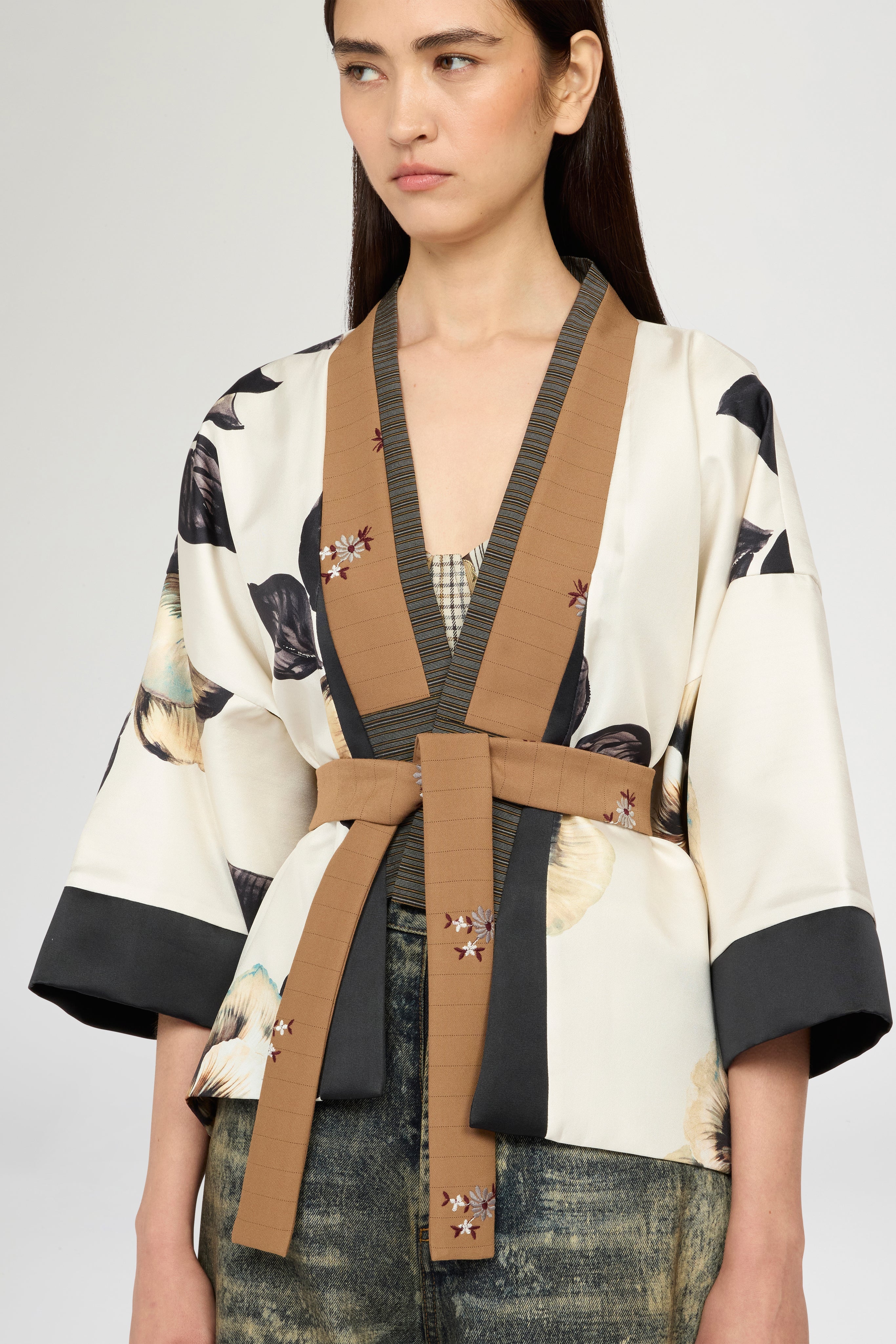 belt and print detail