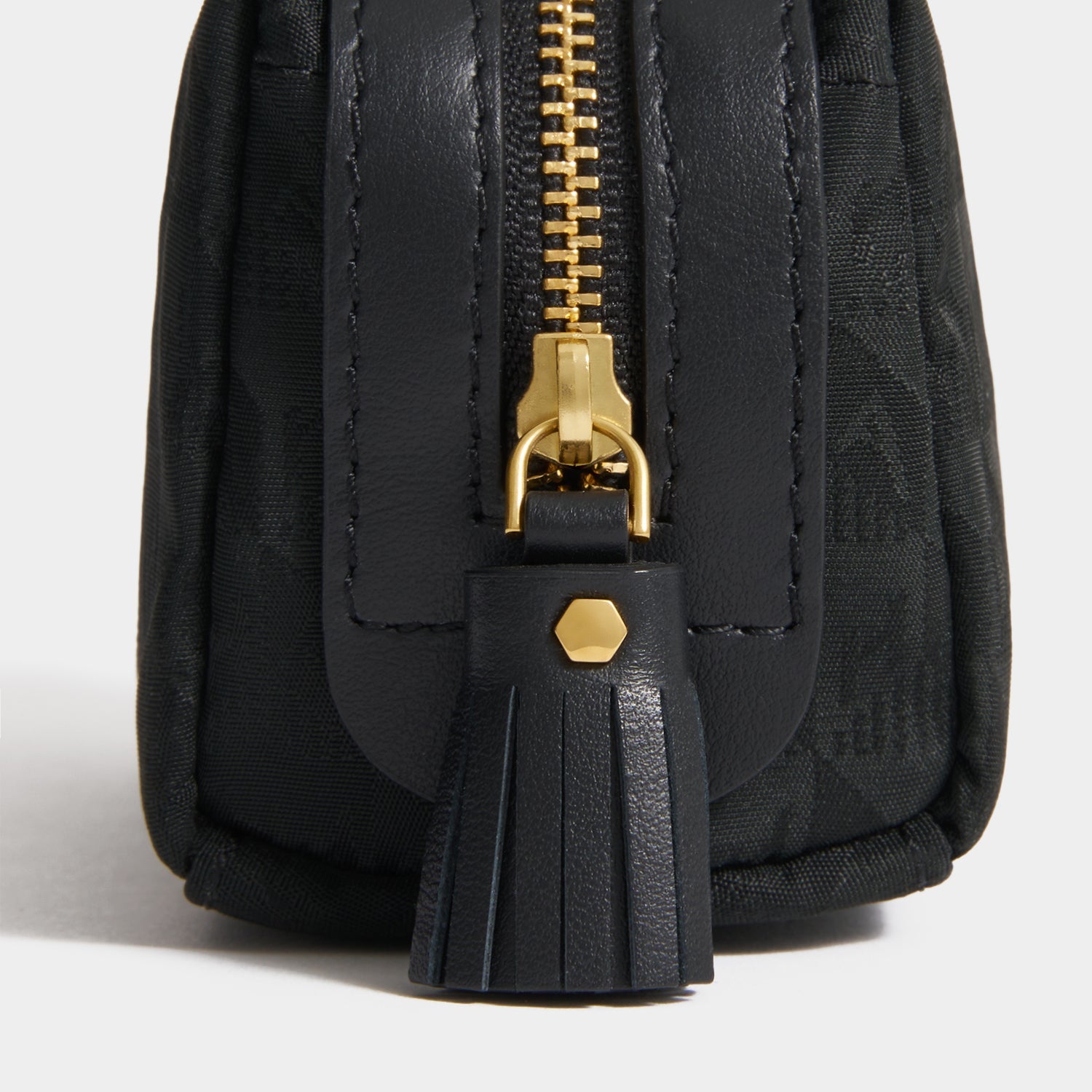 Side detail with leather trim