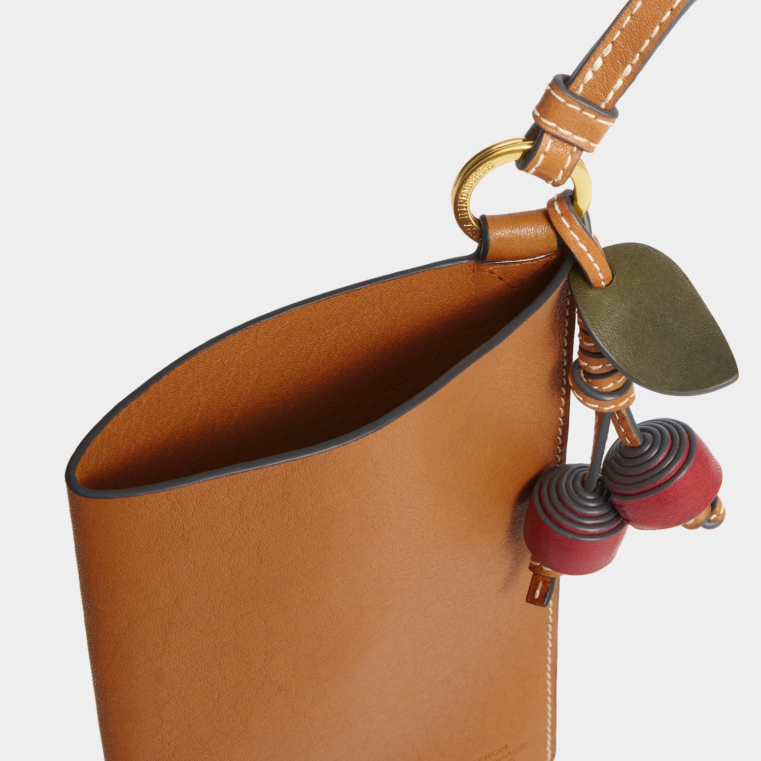 Detail of the biodegradable leather surface