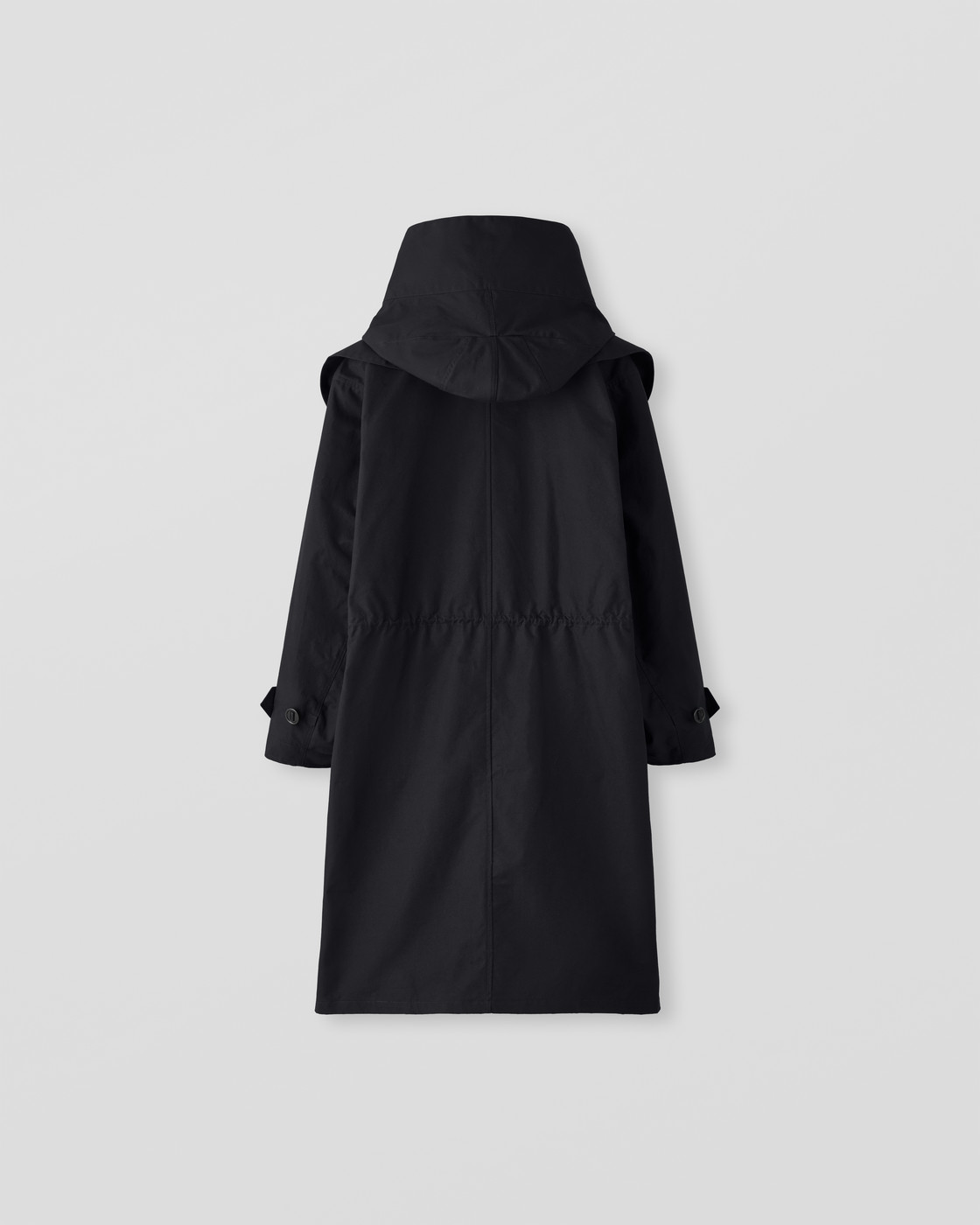 Modular Parka Black, model/detail 03 view