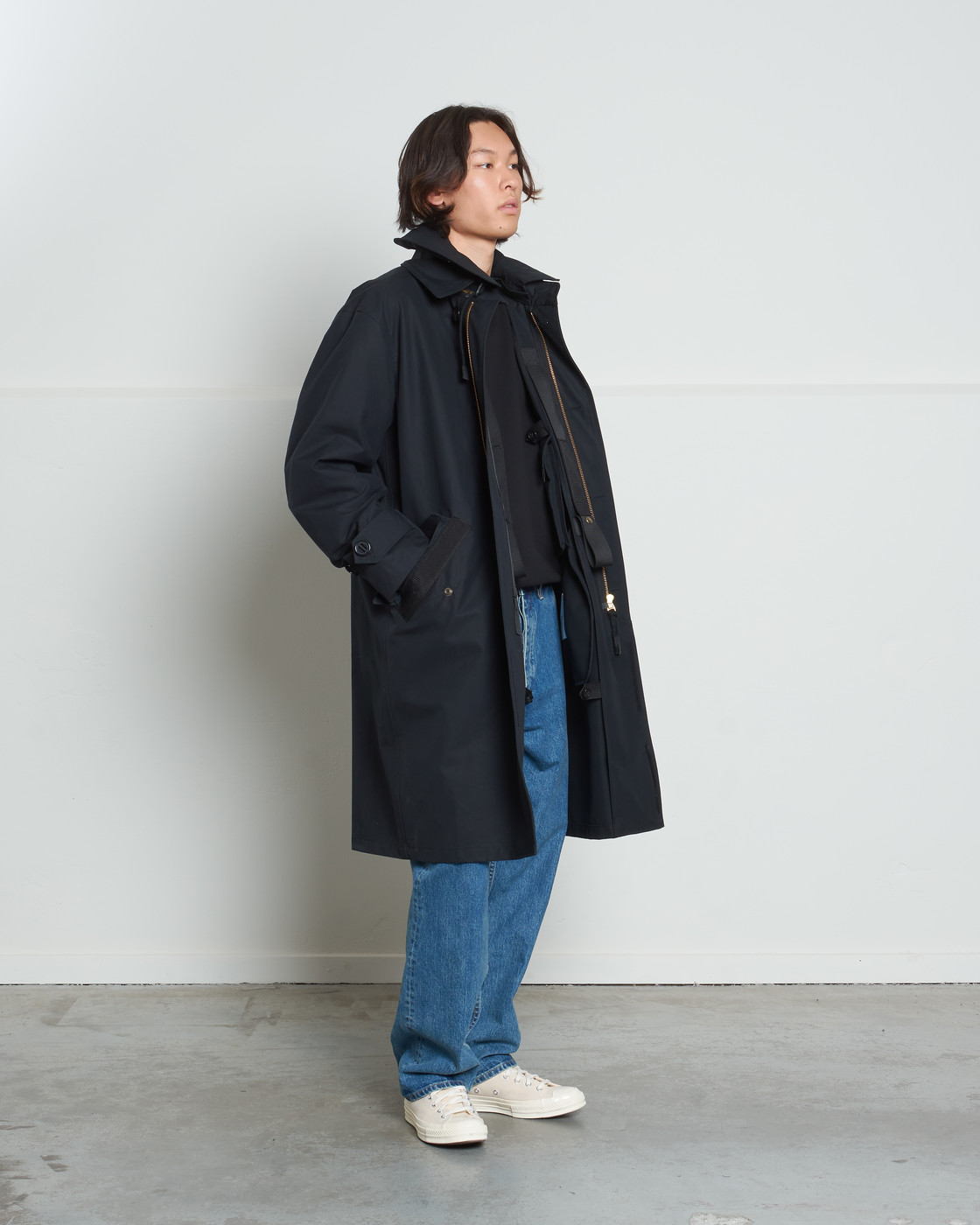 Modular Parka Black, model/detail 13 view