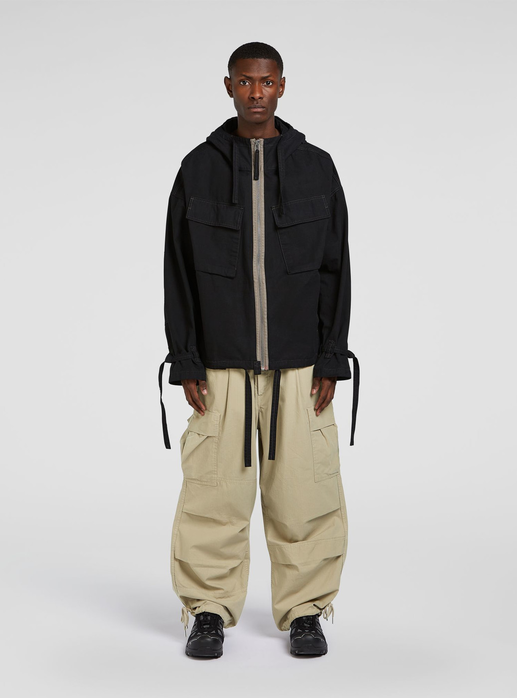 BM1-9 Oversized Okayama Smock, editorial 02 view