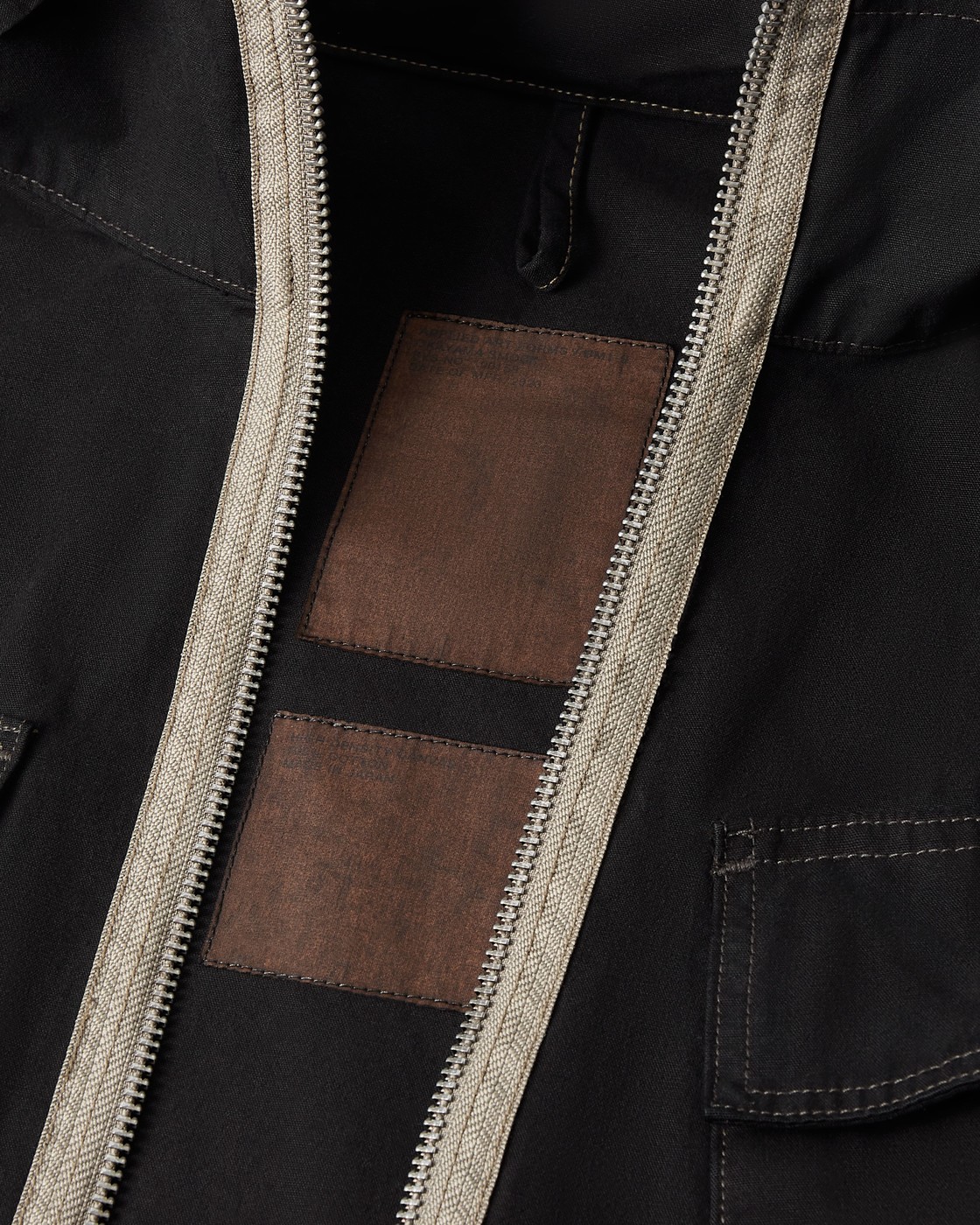 BM1-9 Oversized Okayama Smock, model/detail 09 view