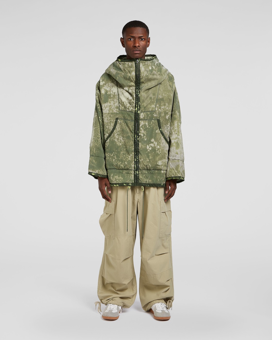 CM1-4 Silk Anorak (TREATED), model/detail 02 view