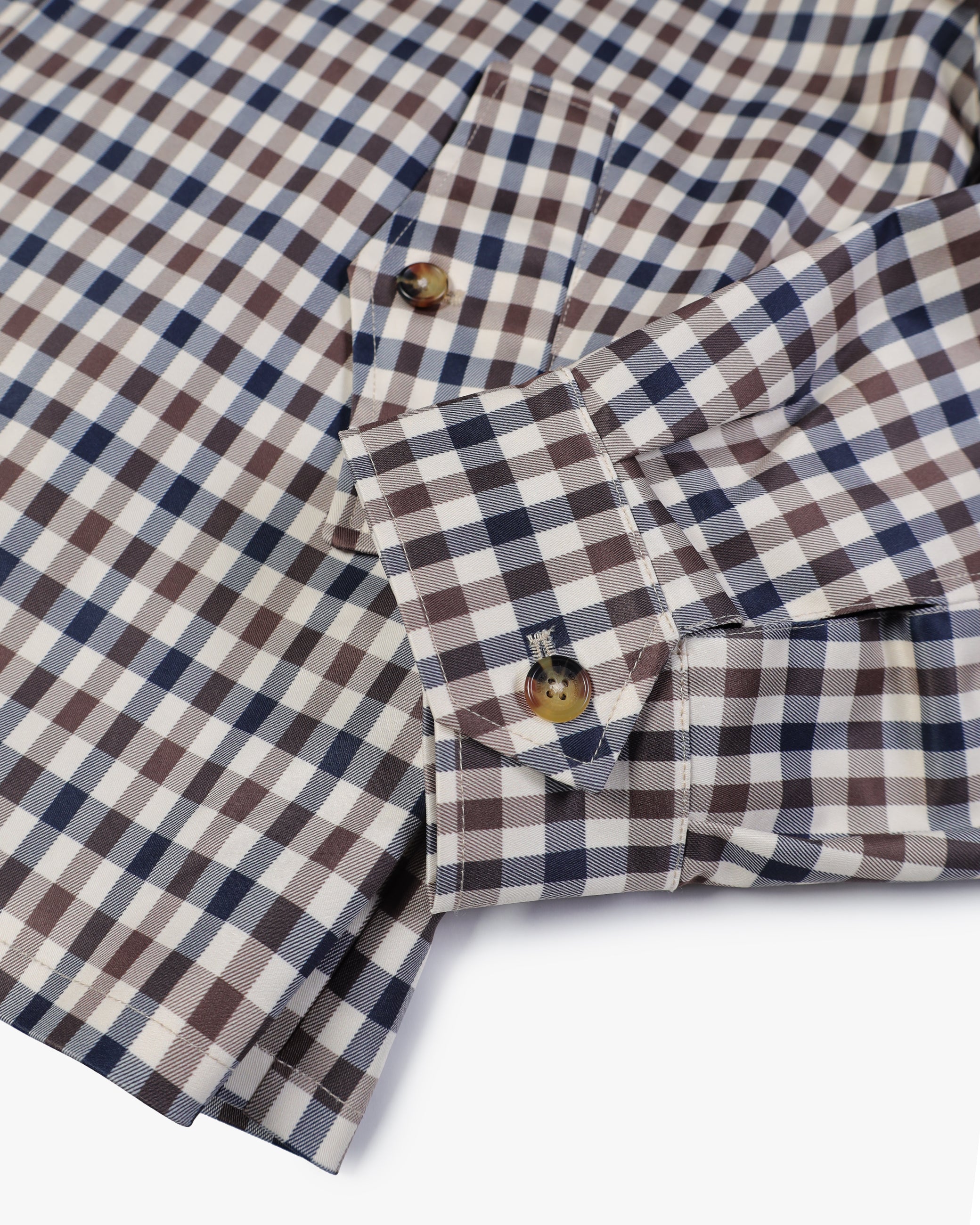 Club Check fabric and hardware detail