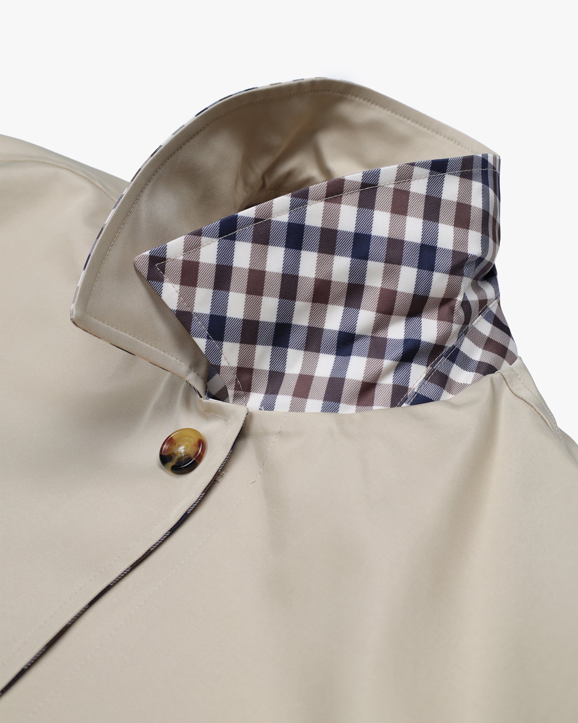 Reverse-side product shot in full Club Check