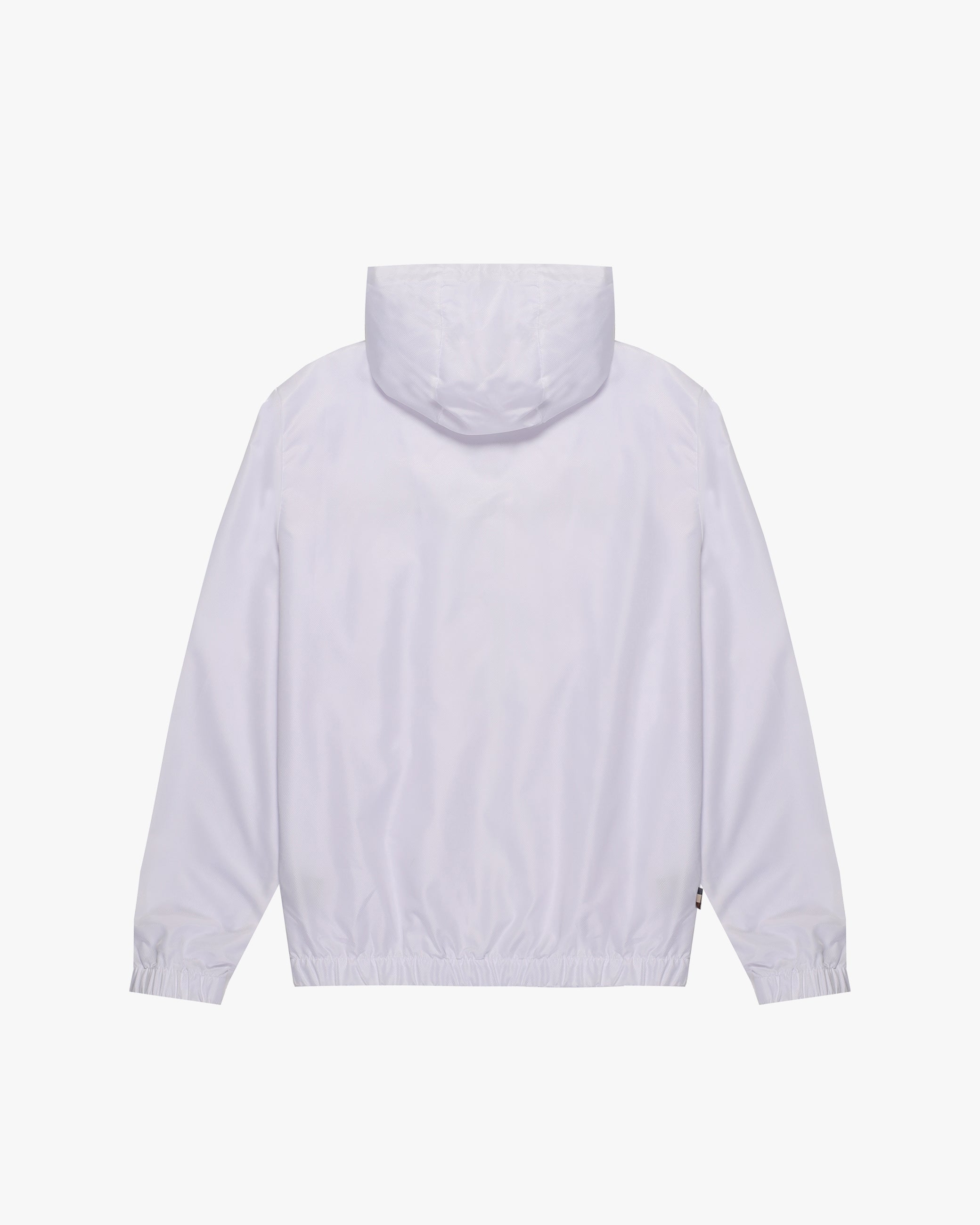 Back view with plain hooded shape