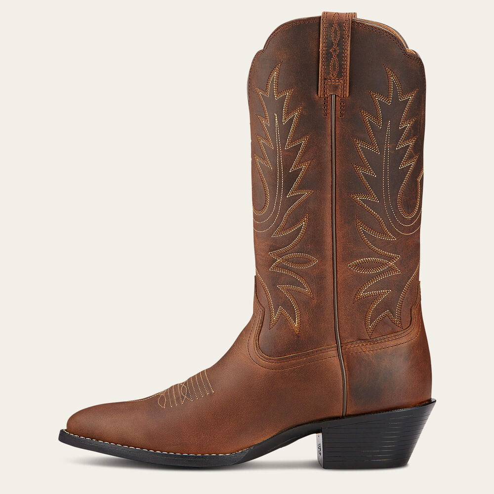 Heritage R Toe Western Boot, official product view 3