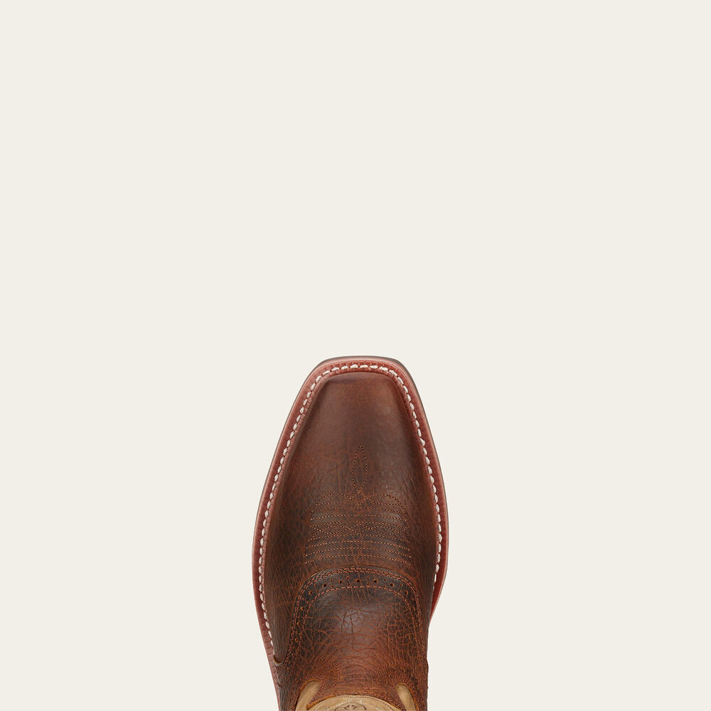 Heritage Roughstock Square Toe Cowboy Boot, official product view 4