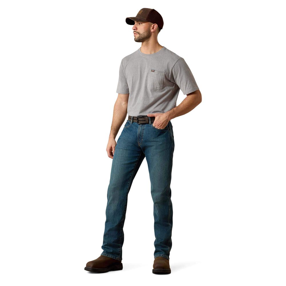 Rebar M4 Relaxed DuraStretch Basic Boot Cut Jean, official product view 2