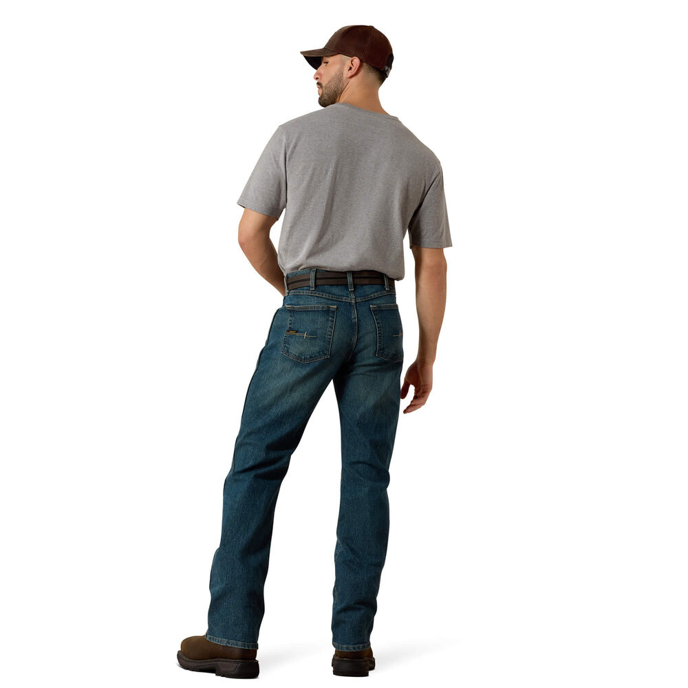 Rebar M4 Relaxed DuraStretch Basic Boot Cut Jean, official product view 5