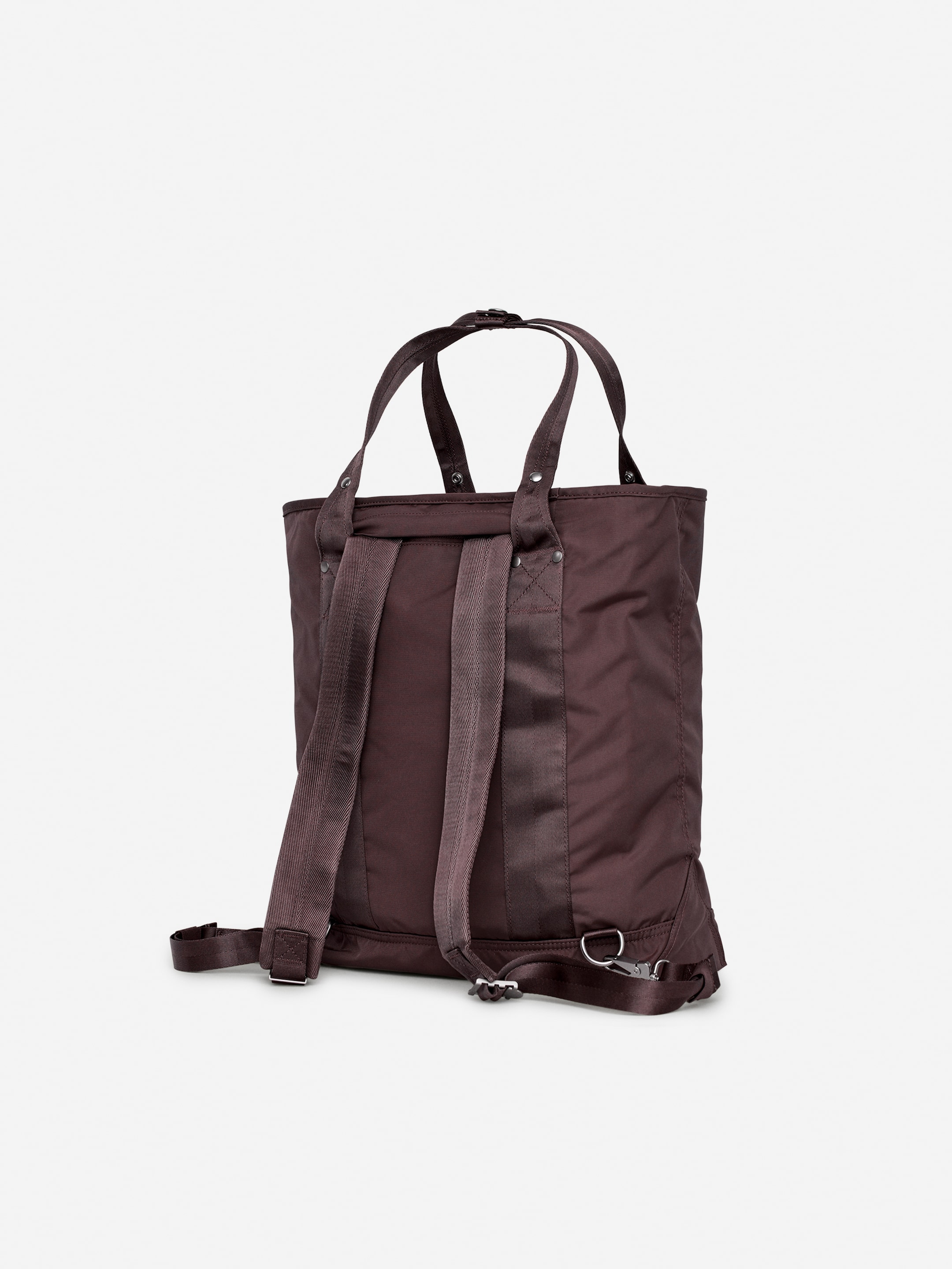 Detail view of travel-bag construction