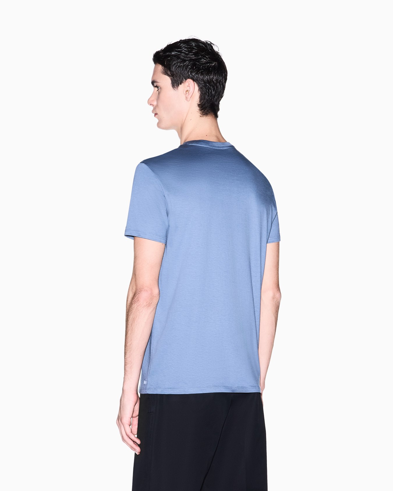 Slim-Fit Pima Cotton T-Shirt Essential — reverse view