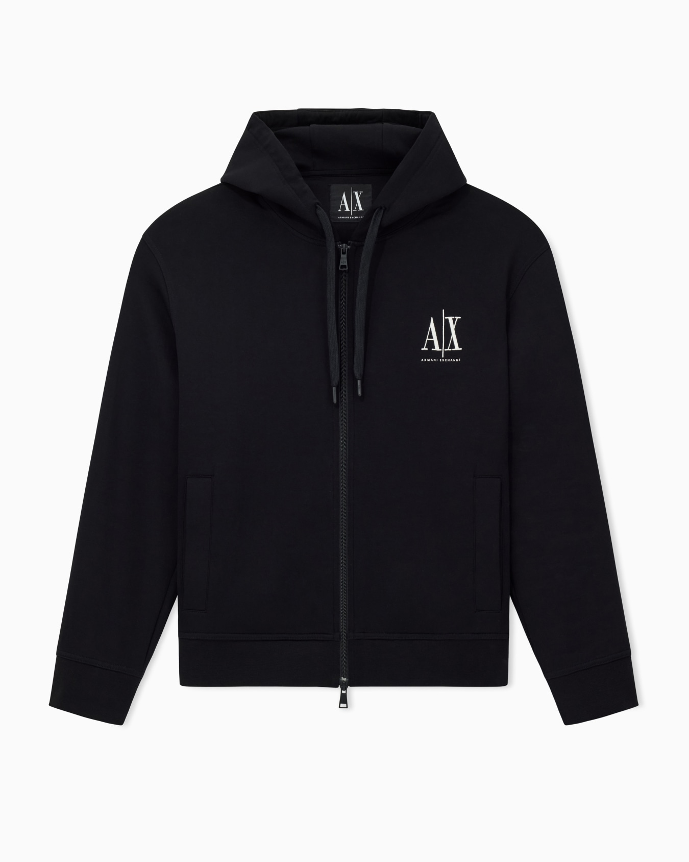 Full-Zip Hoodie with Logo Icon