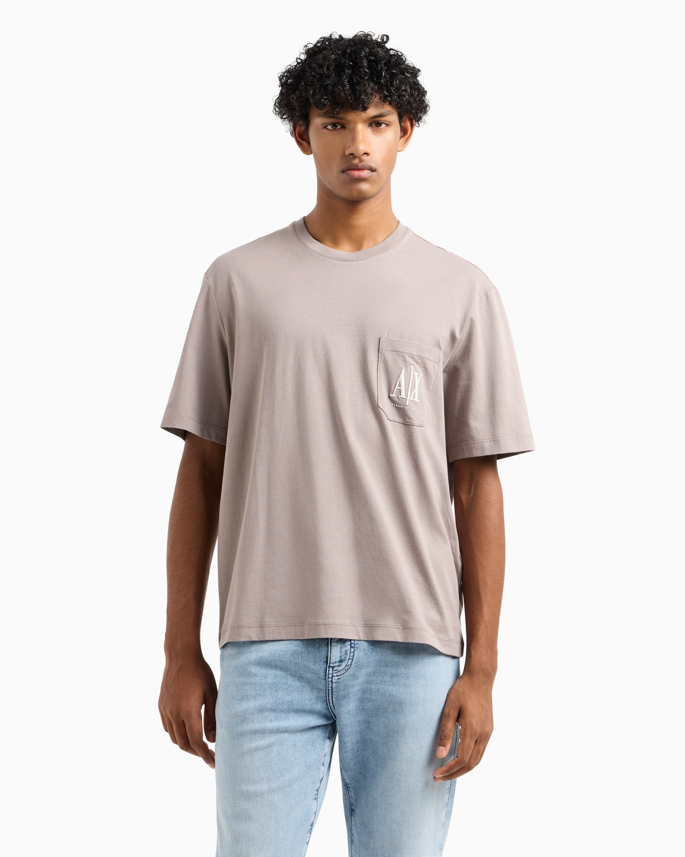 Cotton Jersey Pocket T-Shirt Icon — side detail