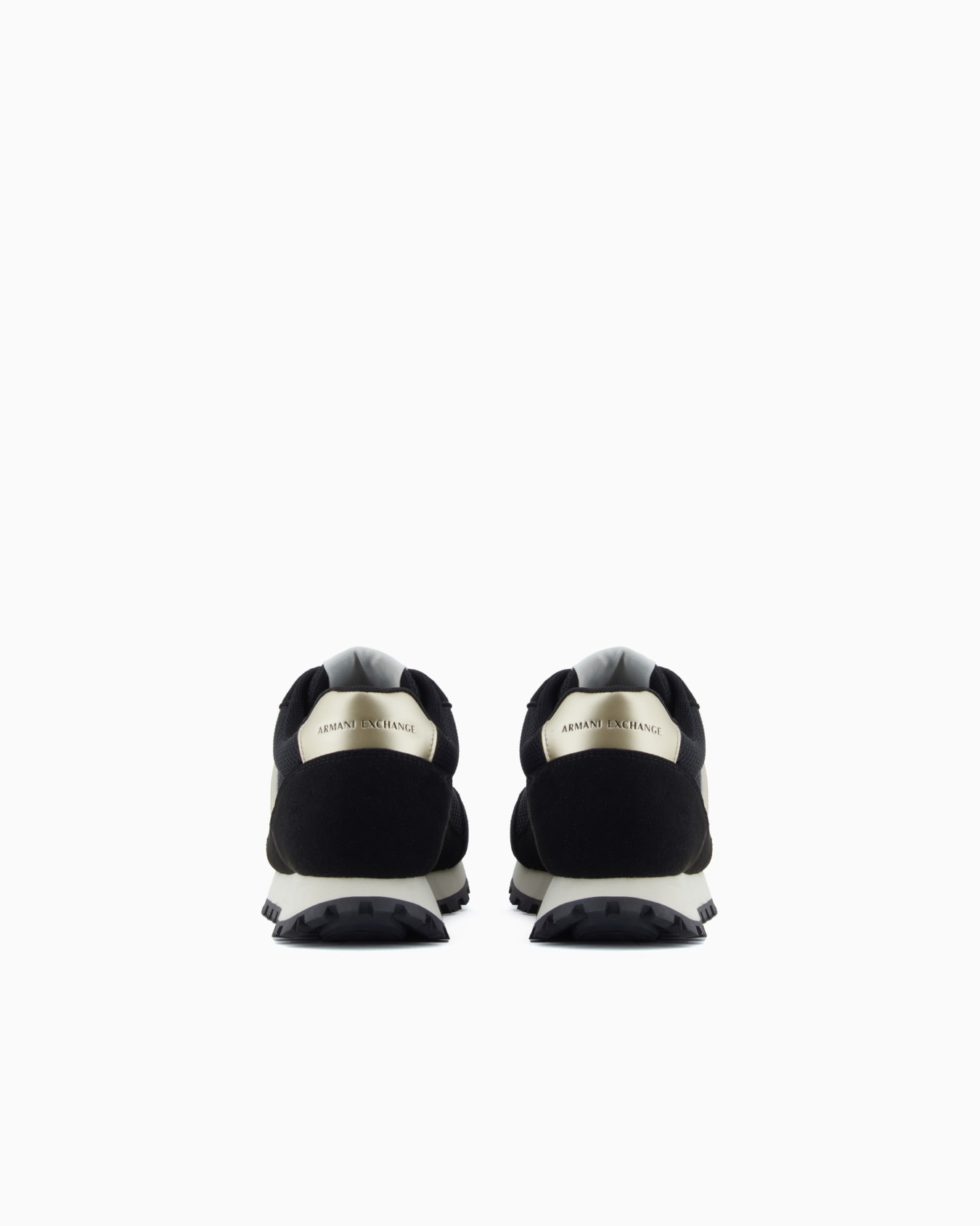 Mesh and Microsuede Sneaker — side detail