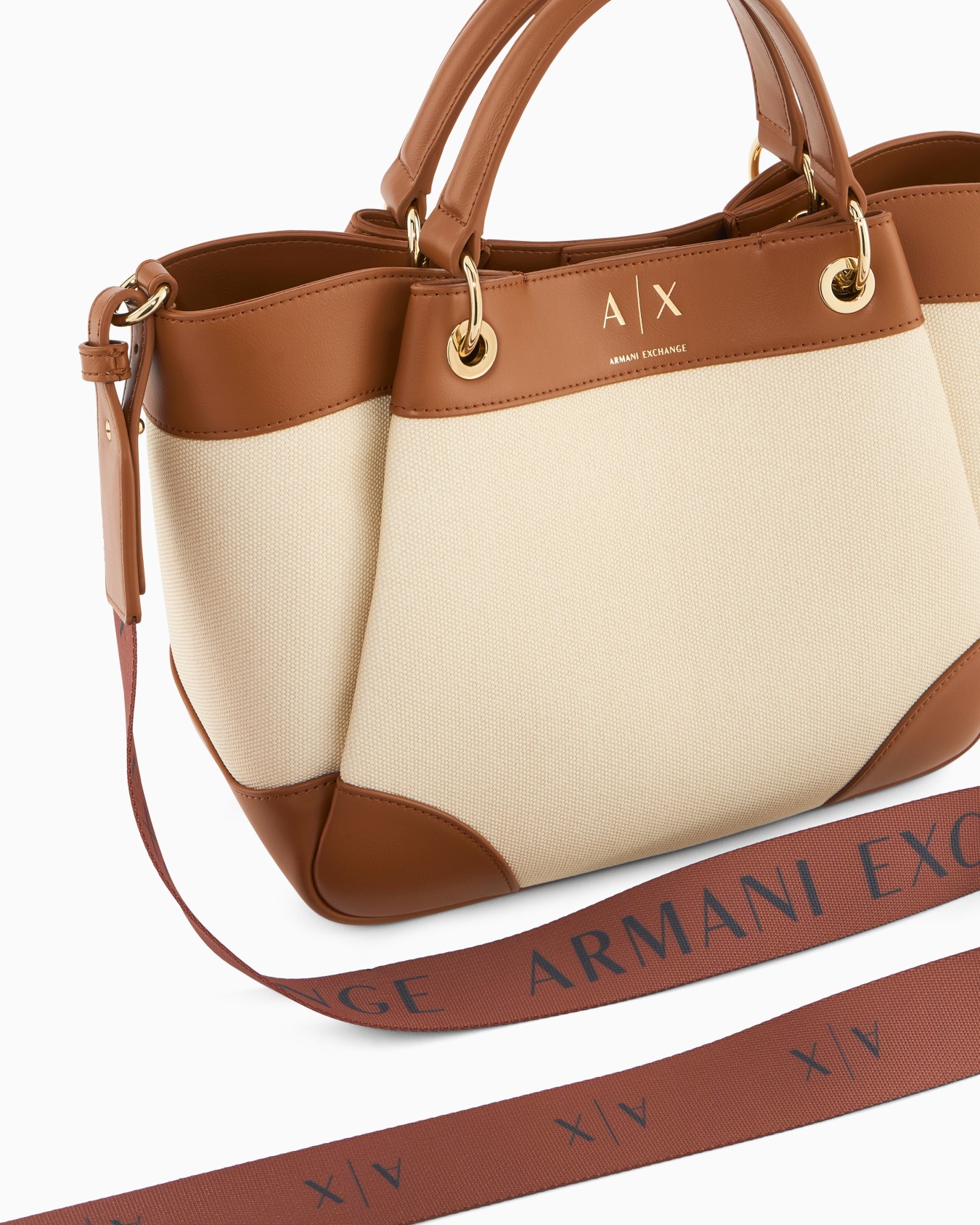 Elegant Structured Shopper — profile view