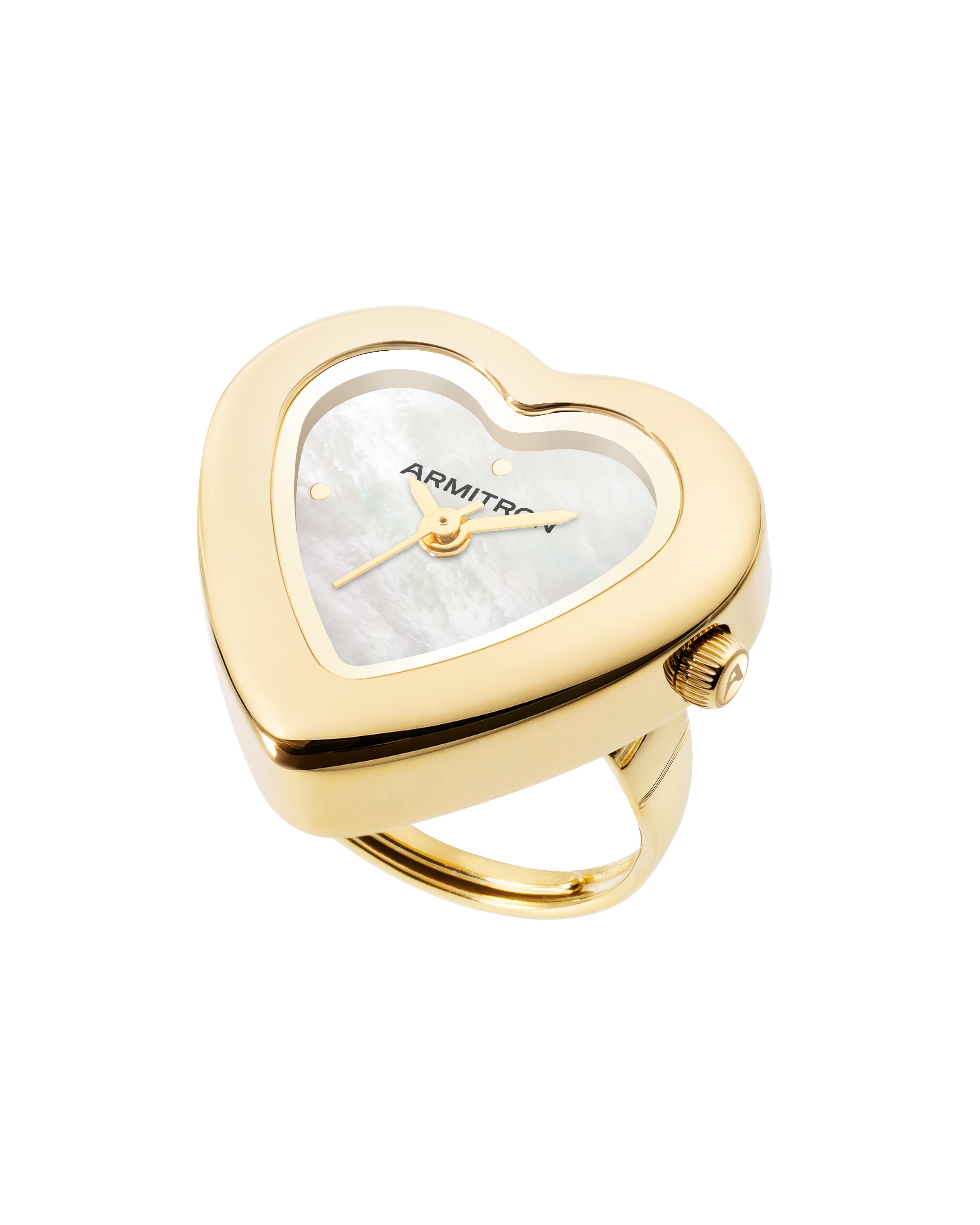 Silver ring watch