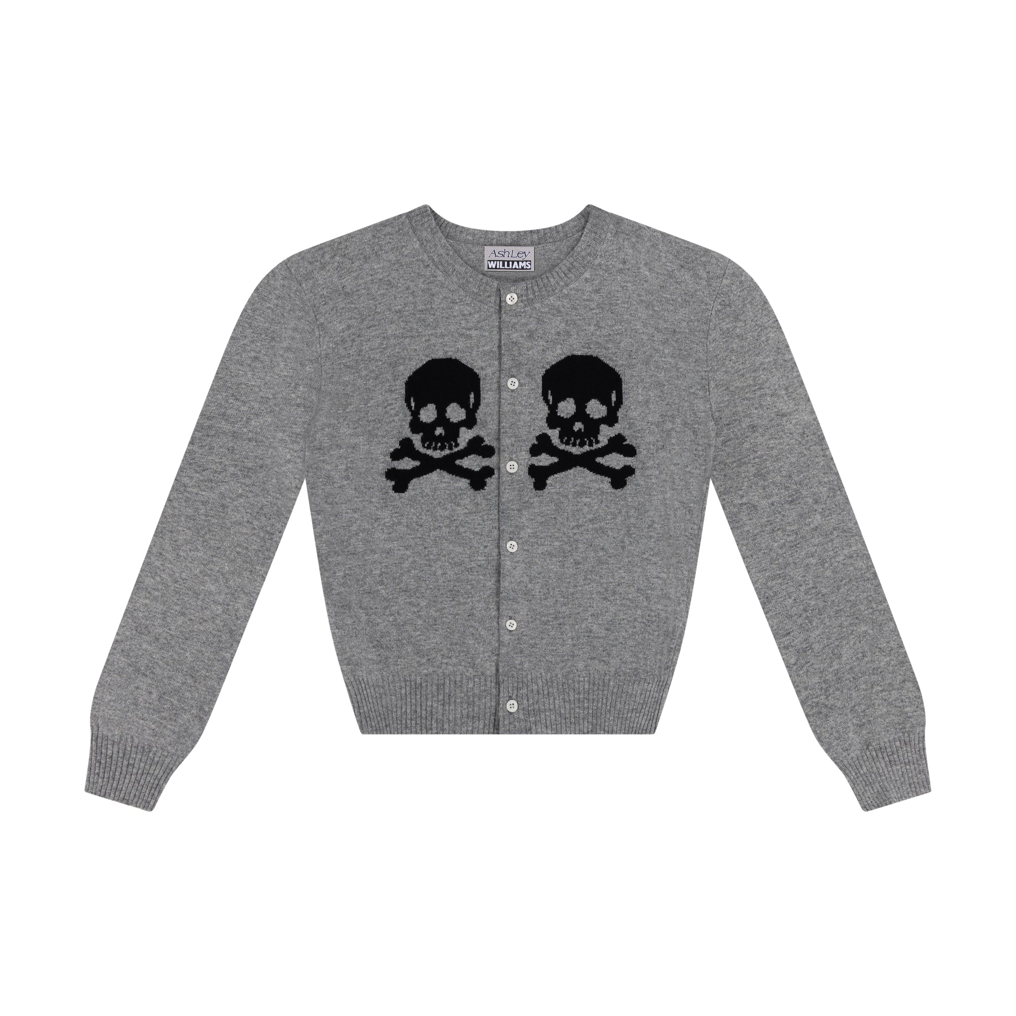 Knit Skull Cardigan
