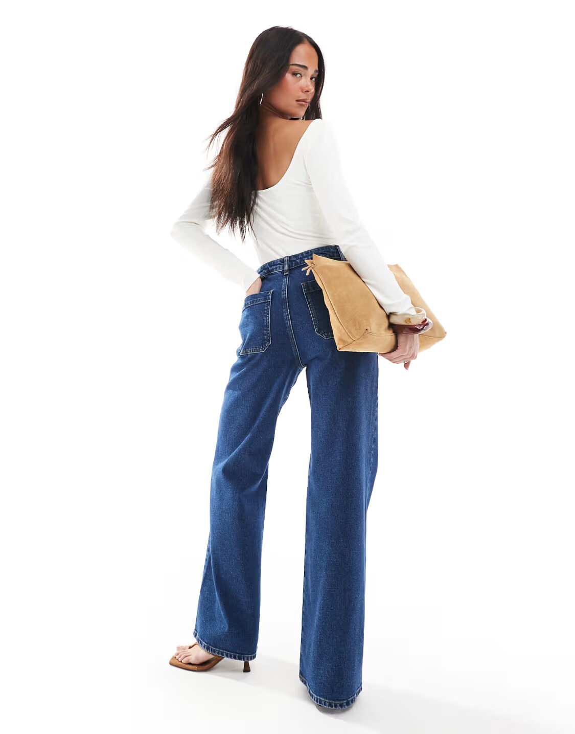 ASOS DESIGN Wide-Leg Jeans