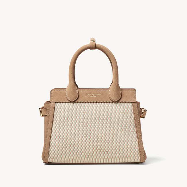 Ivory raffia mini