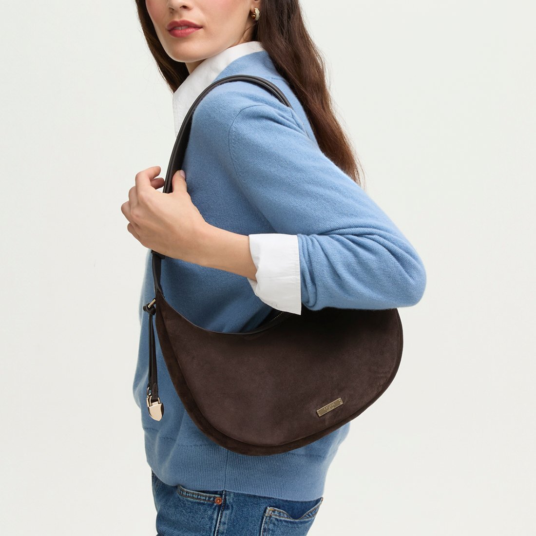 Chocolate suede front