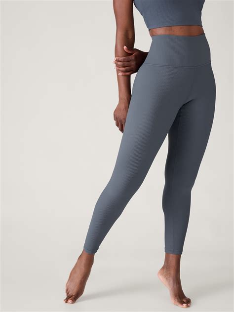 Elation Ultra High Rise Rib Legging | Athleta