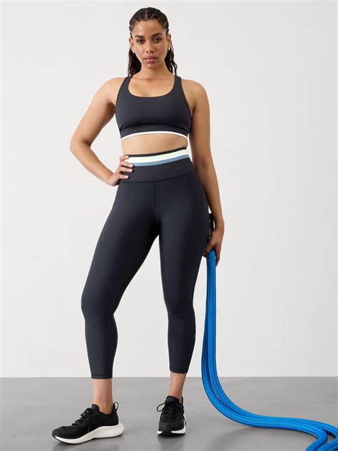 Interval Stash High Rise Stripe 7/8 Legging | Athleta
