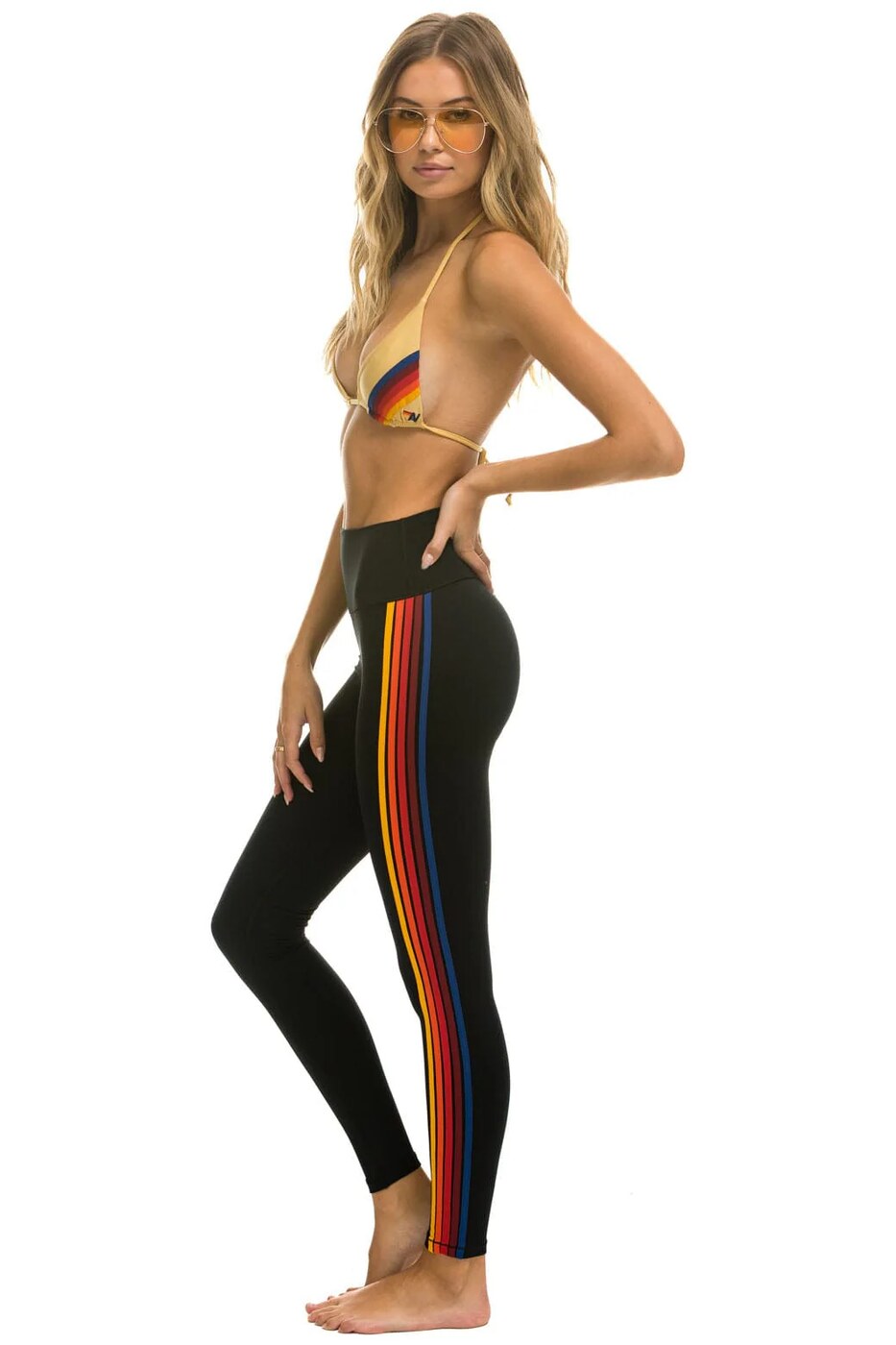 5 Stripe Hi-Rise Leggings