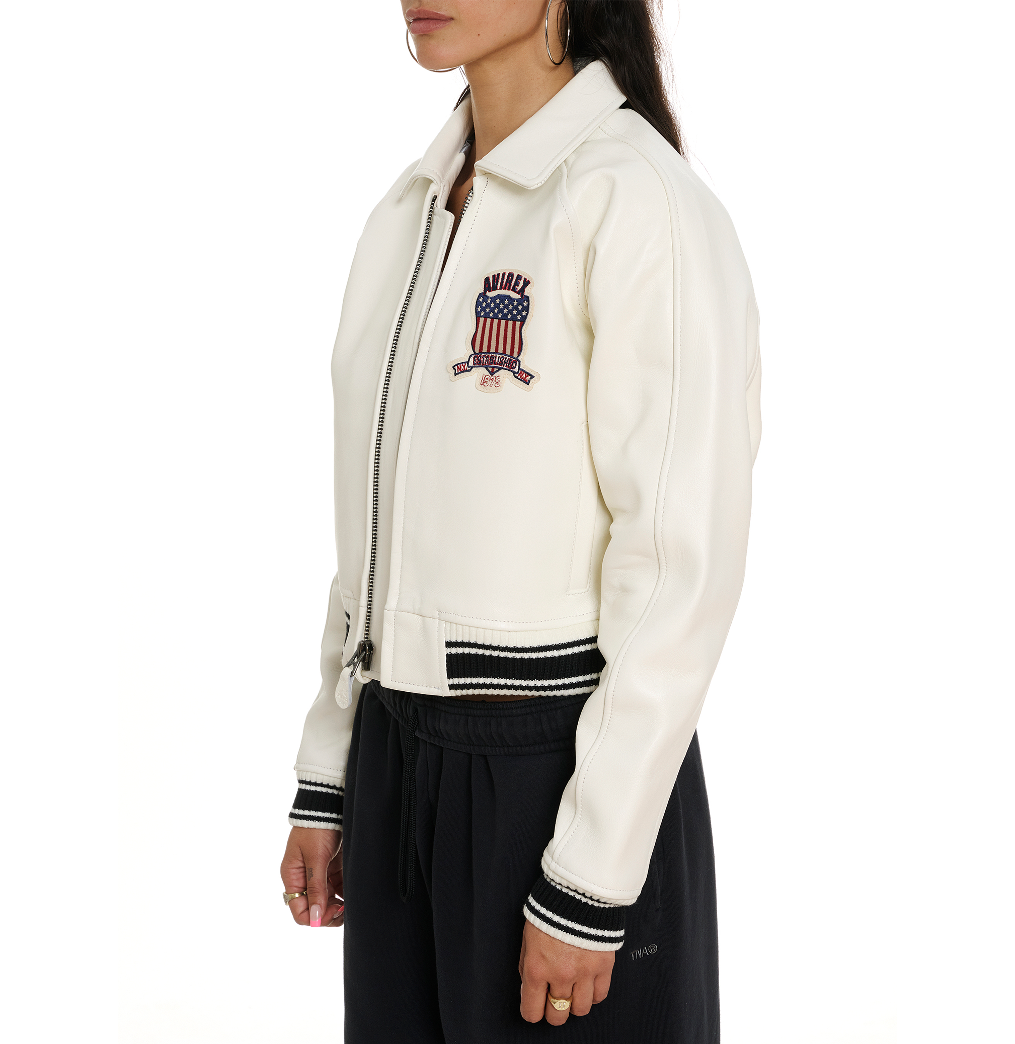 side profile of the cropped volume