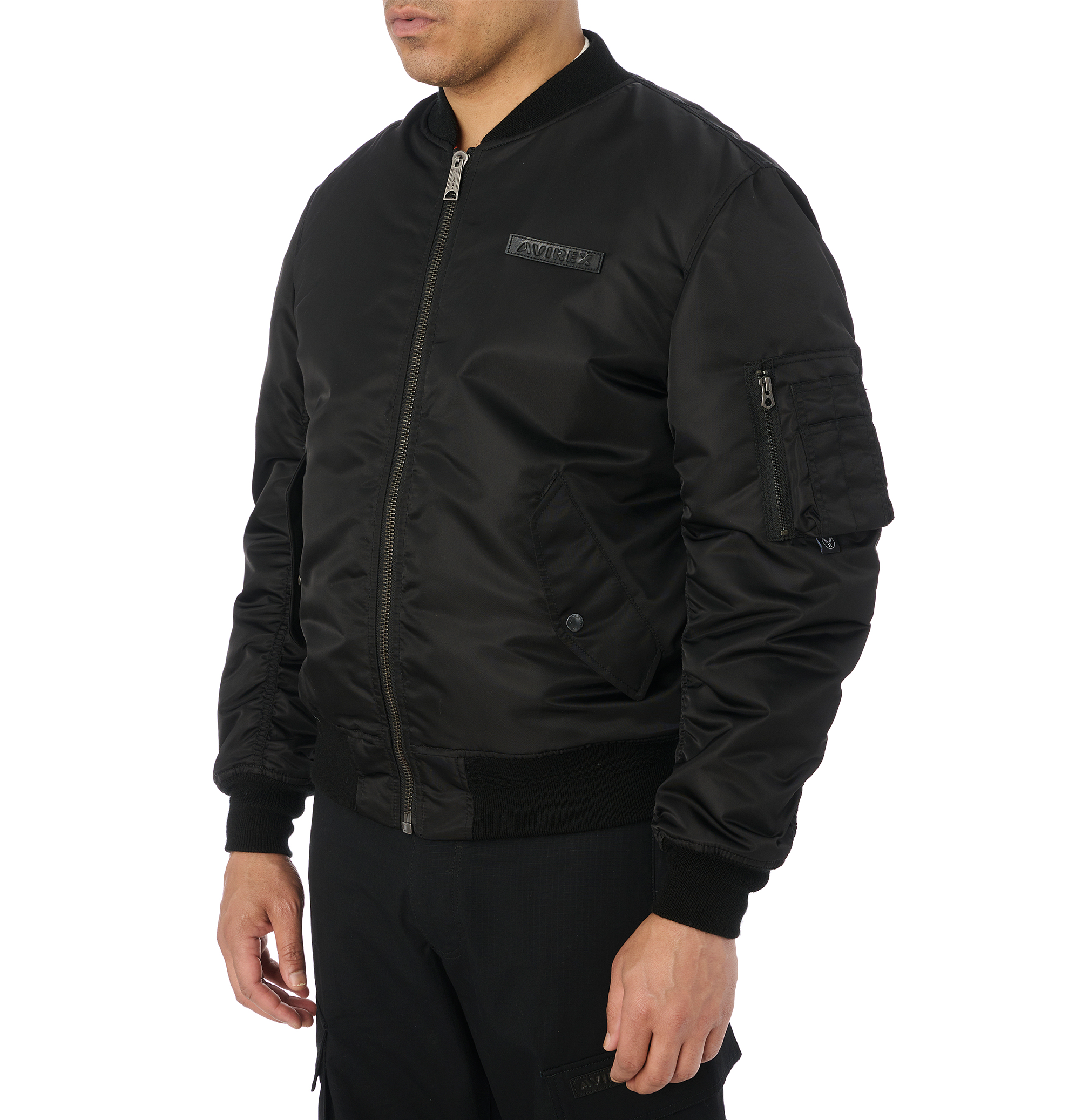 side view of the bomber shape