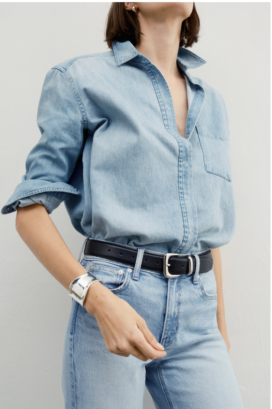 collar and placket