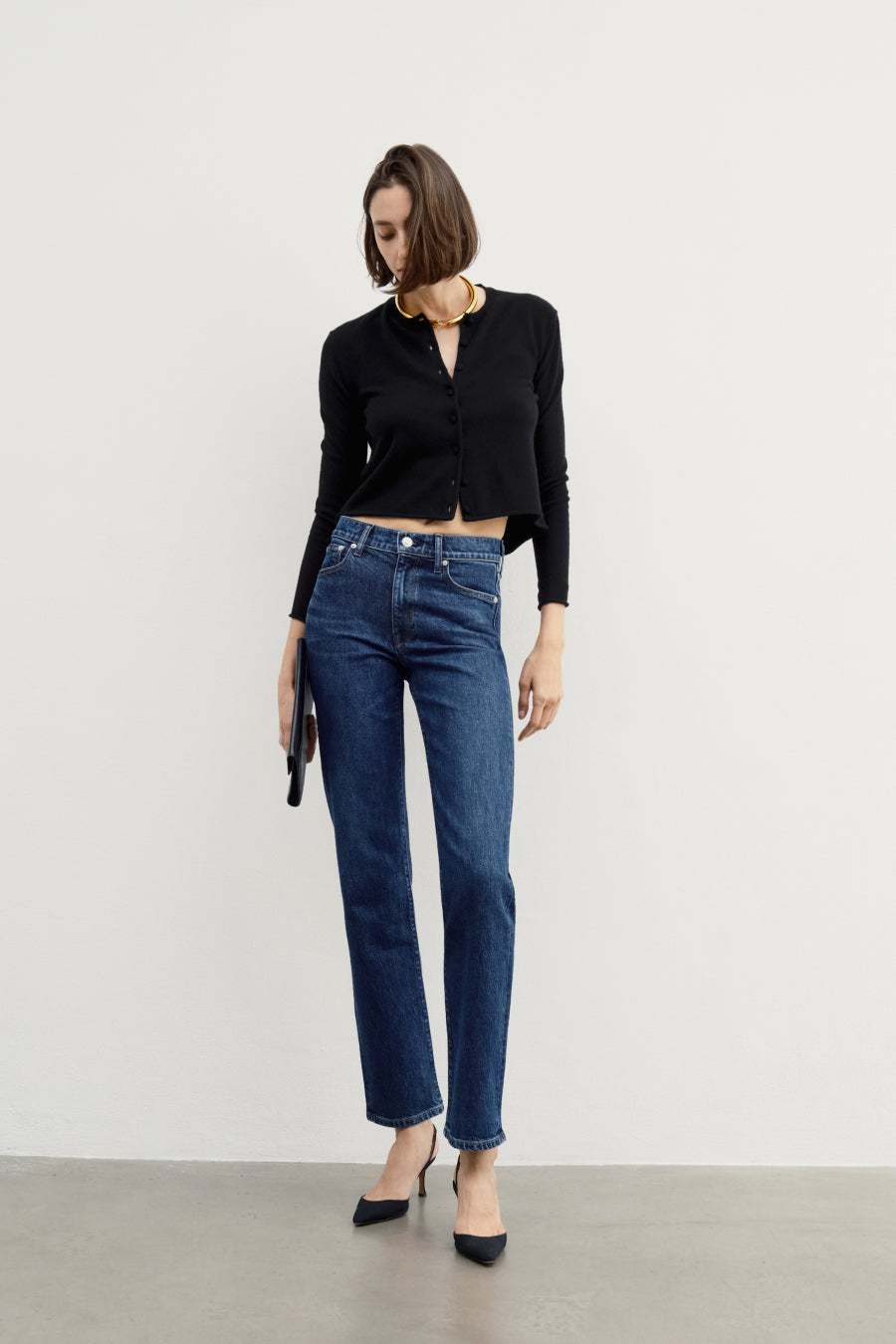 flat denim view