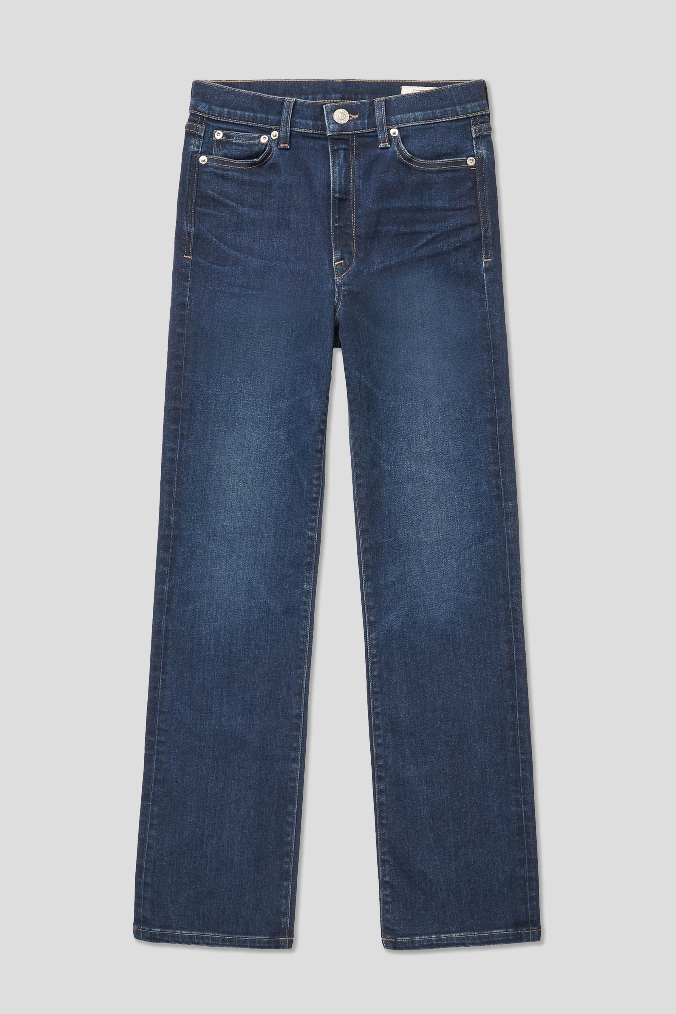 flat denim view