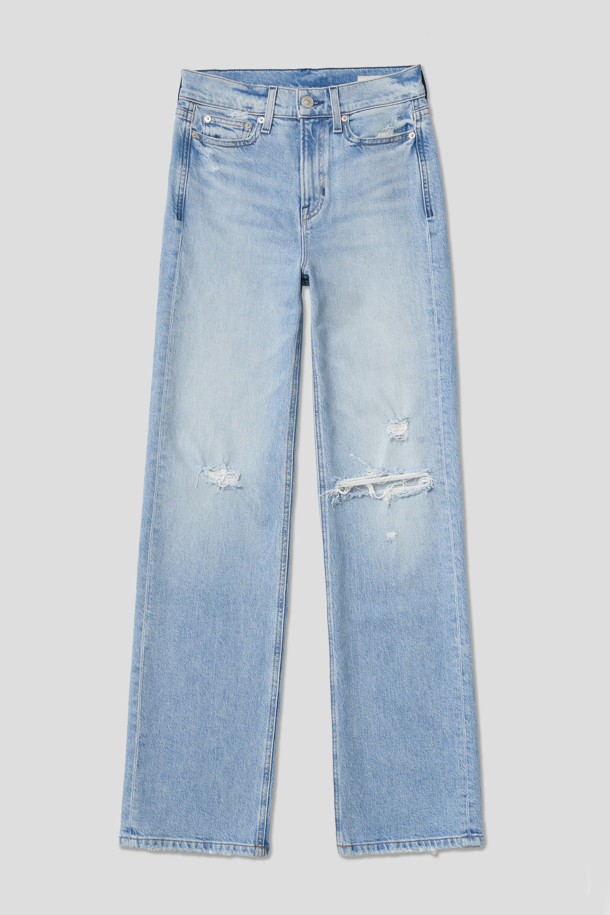 flat denim view