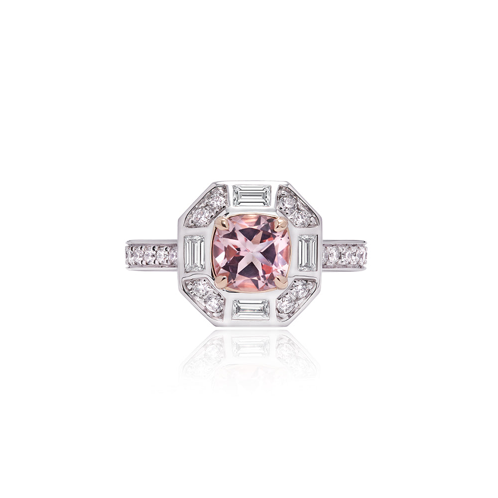 Morganite ring variant